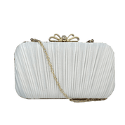 Alvie Pleated Clutch Bag - San Michelle Bags suitcase nz