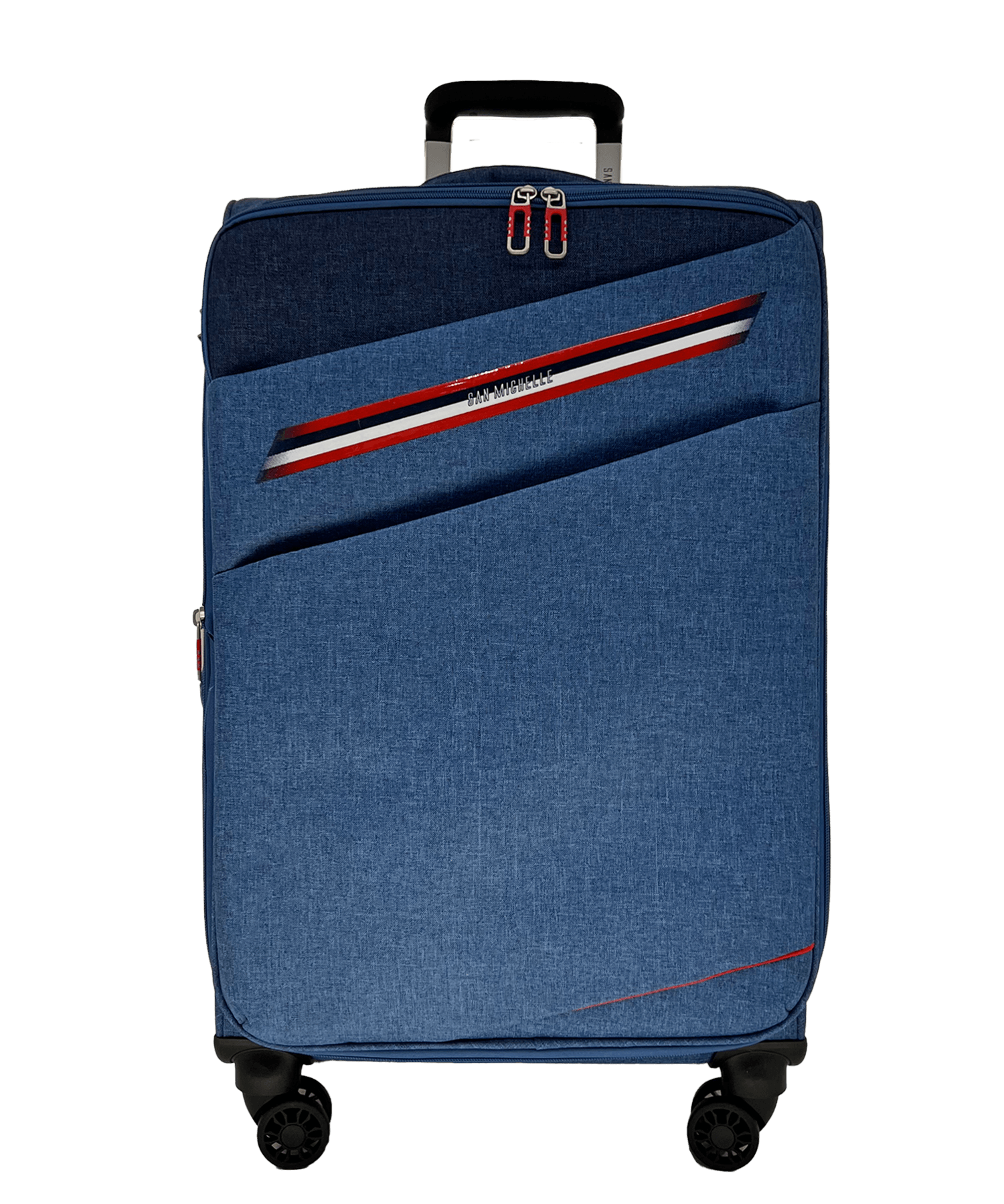 San Michelle Adventurer Pro 56cm Suitcase - Blue - San Michelle Bags suitcase nz