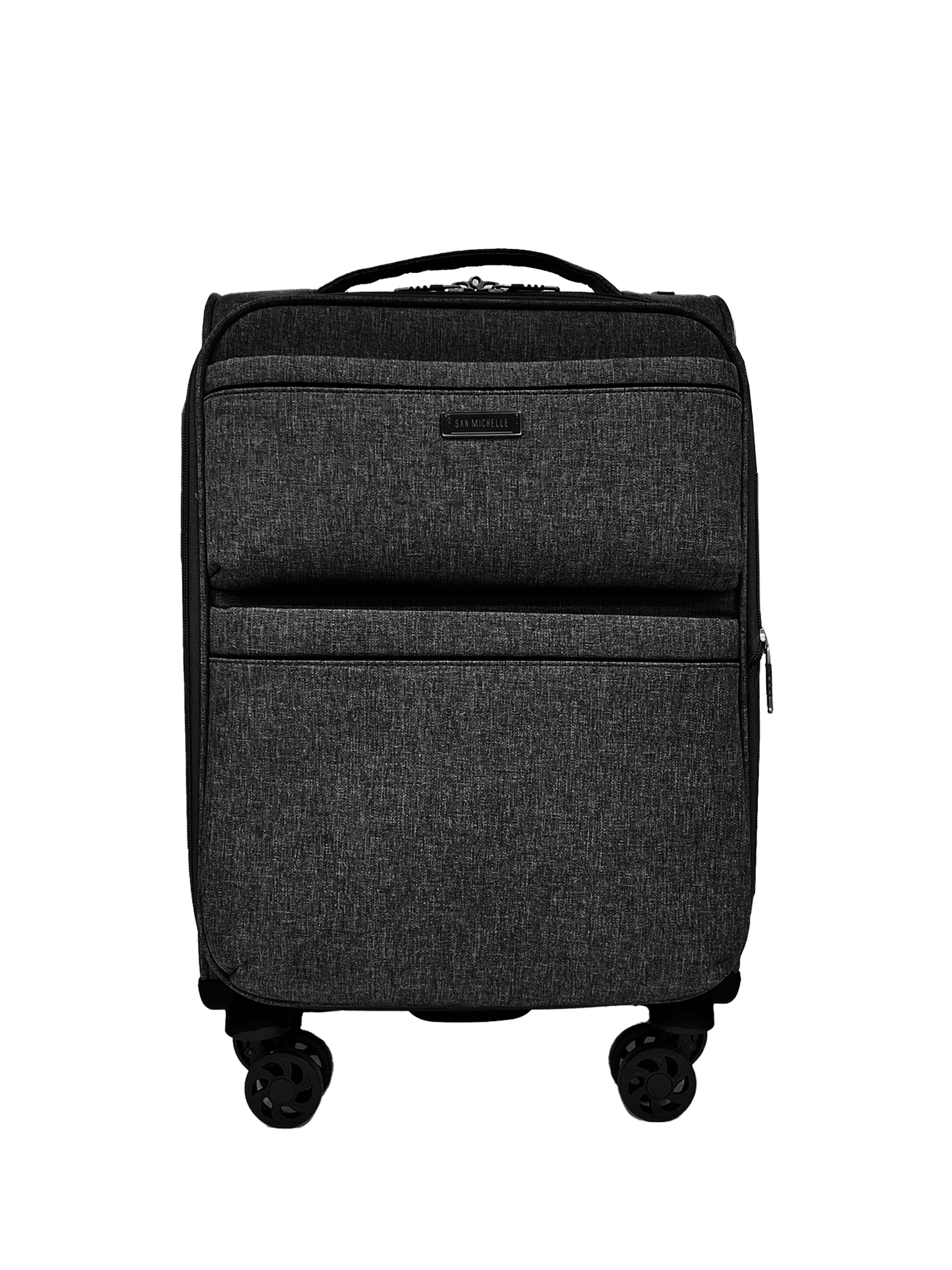 San Michelle Denim Carrier 55cm Suitcase - San Michelle Bags suitcase nz