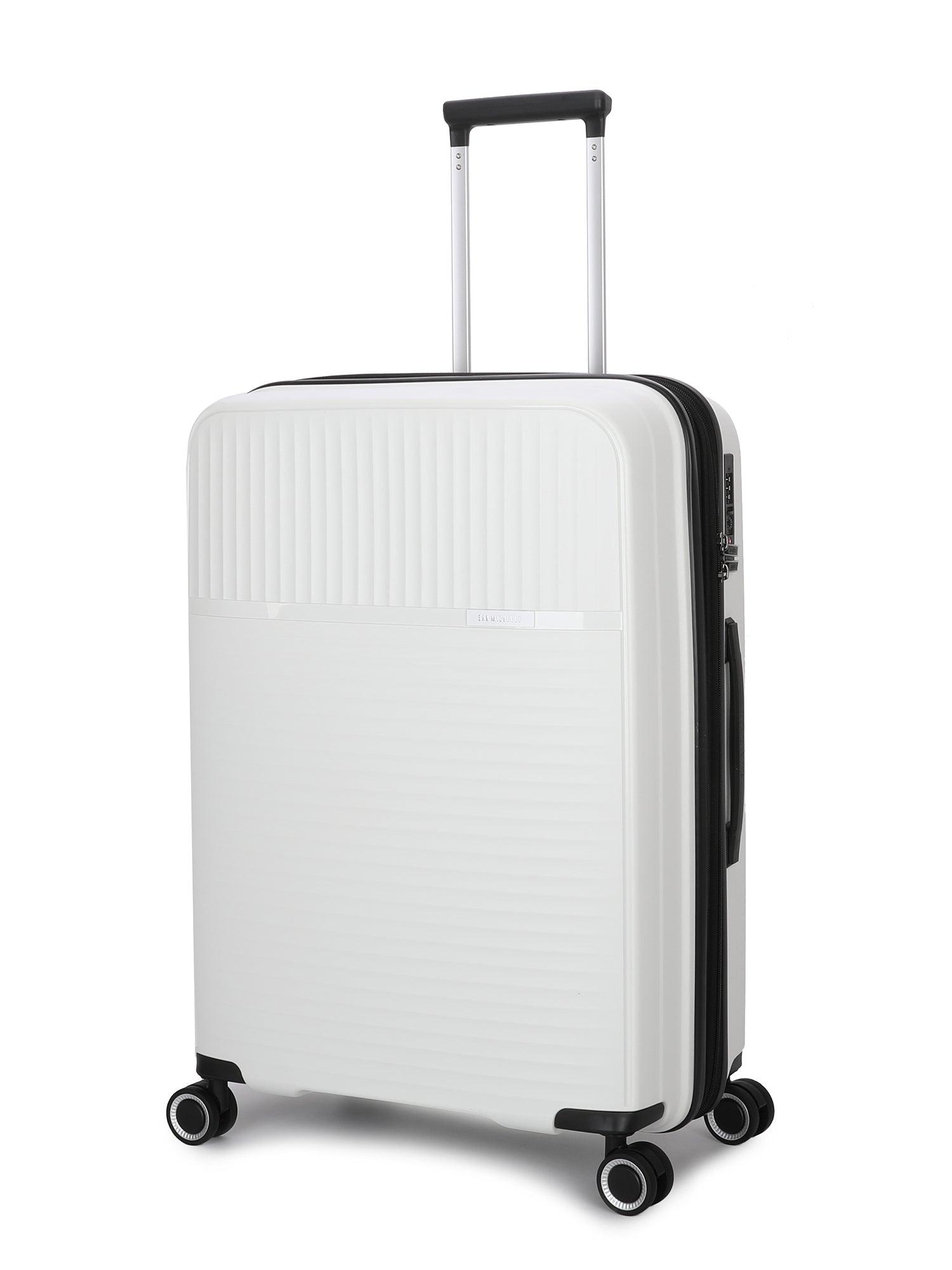 White store suitcase cheap