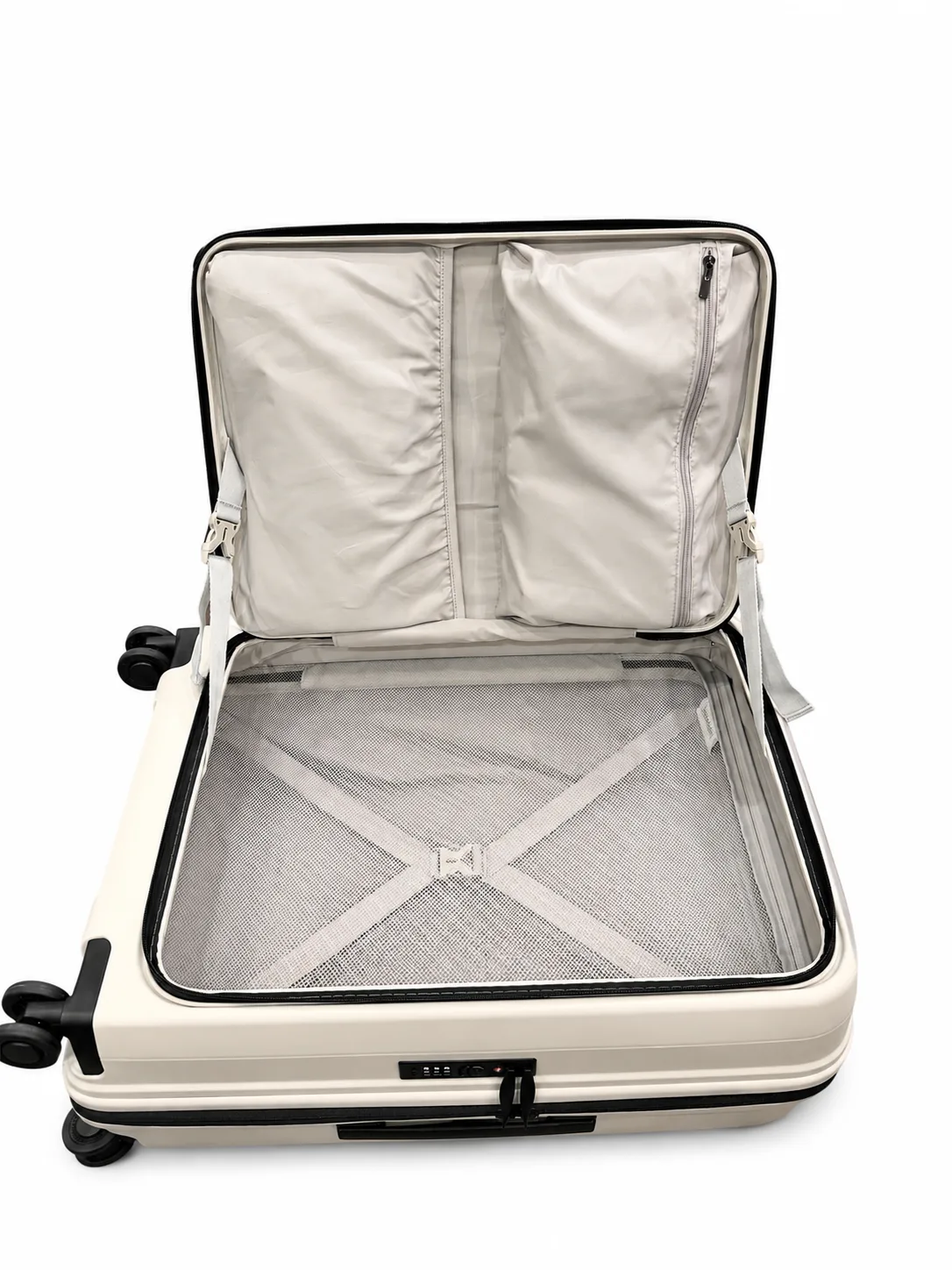 NZTourist Primo Dual Open 66cm Suitcase - Beige view 3