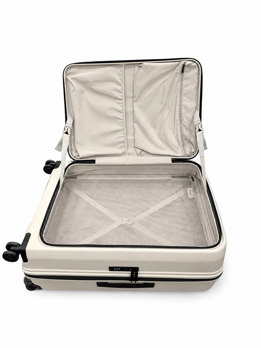 NZTourist Primo Dual Open 77cm Suitcase - Beige view 3