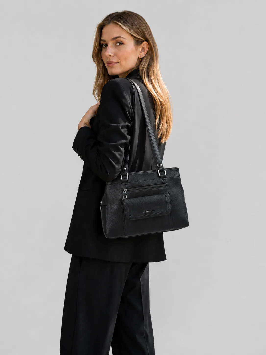 Nina Shoulder Bag - Black