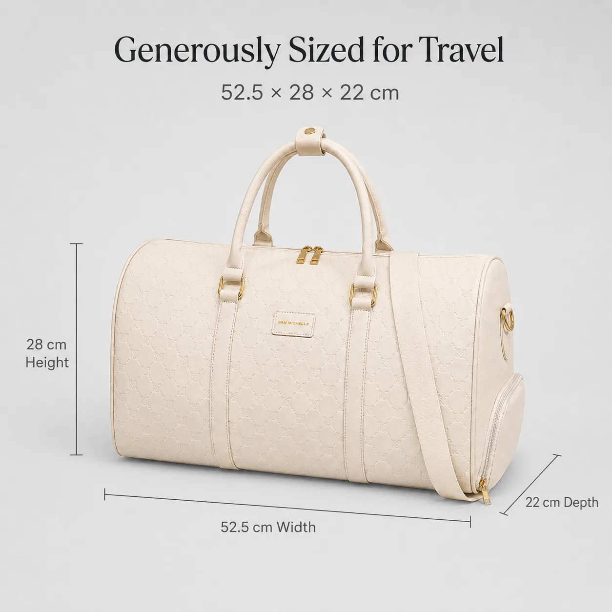 Sandy Duffel Bag - Beige view 6