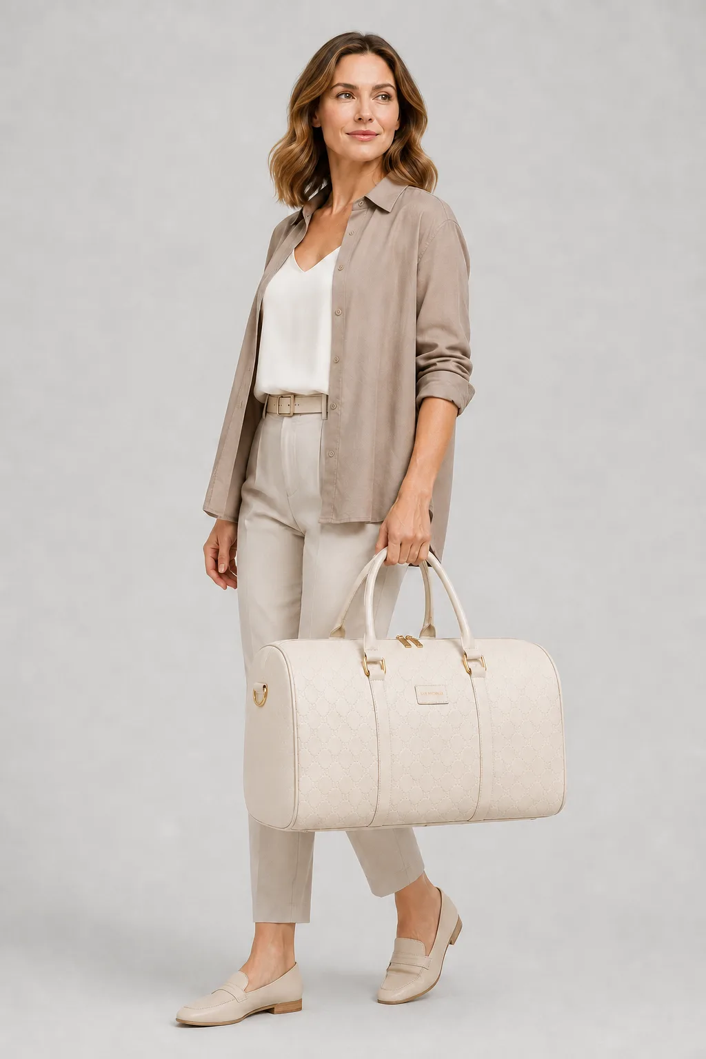 Sandy Duffel Bag - Beige