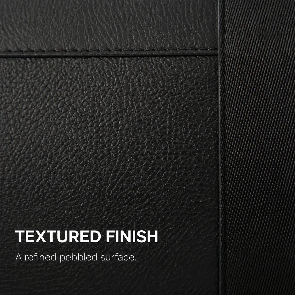 Taylor Leather Duffel Bag - Black view 7
