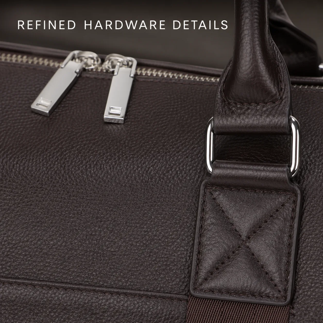Taylor Leather Duffel Bag - Coffee view 5