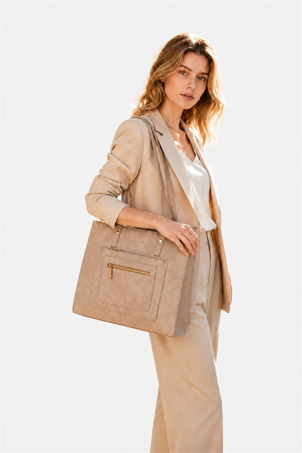 Ada Tote Bag - Beige