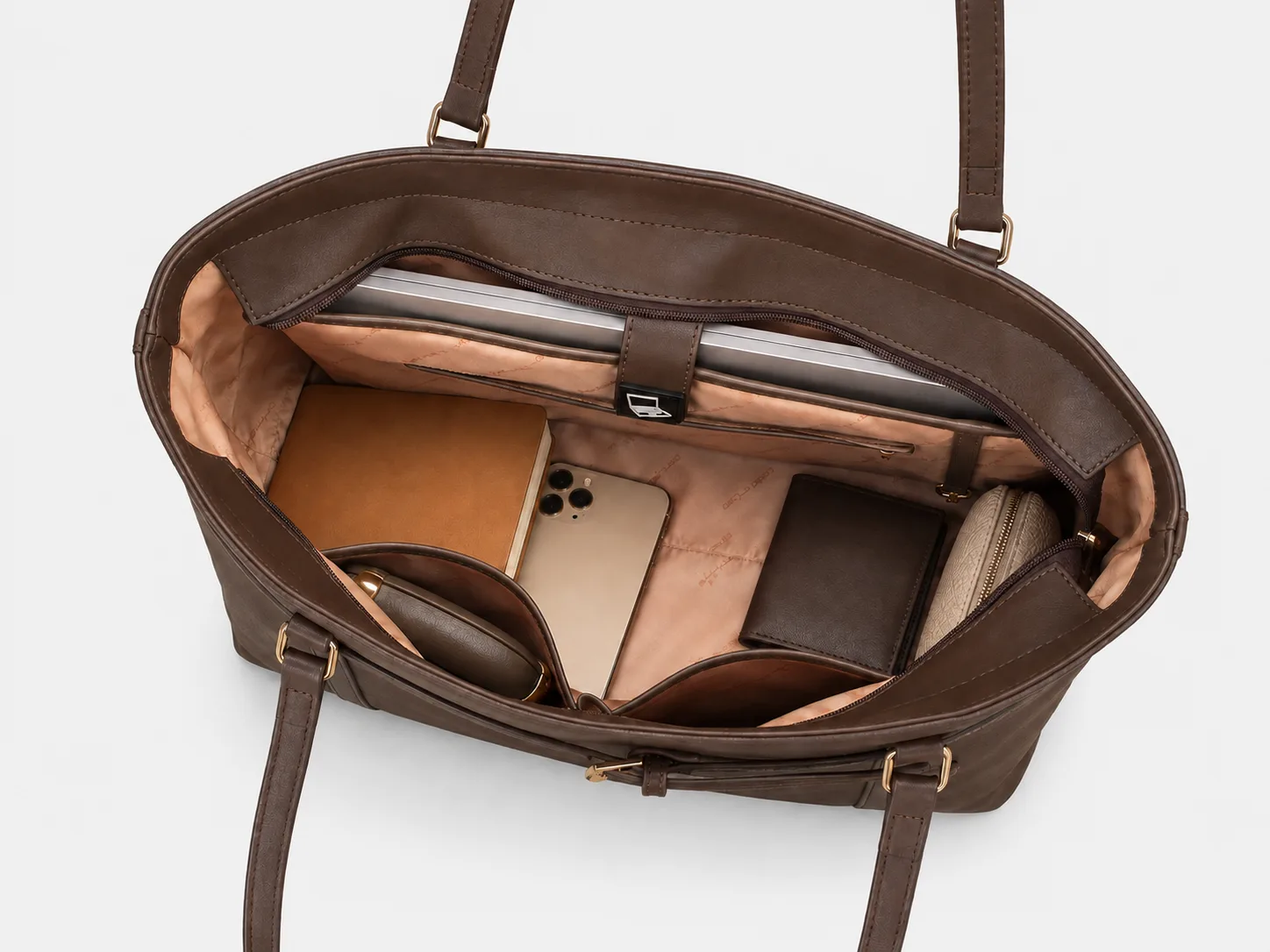 Alessia Tote Bag - Brown view 5