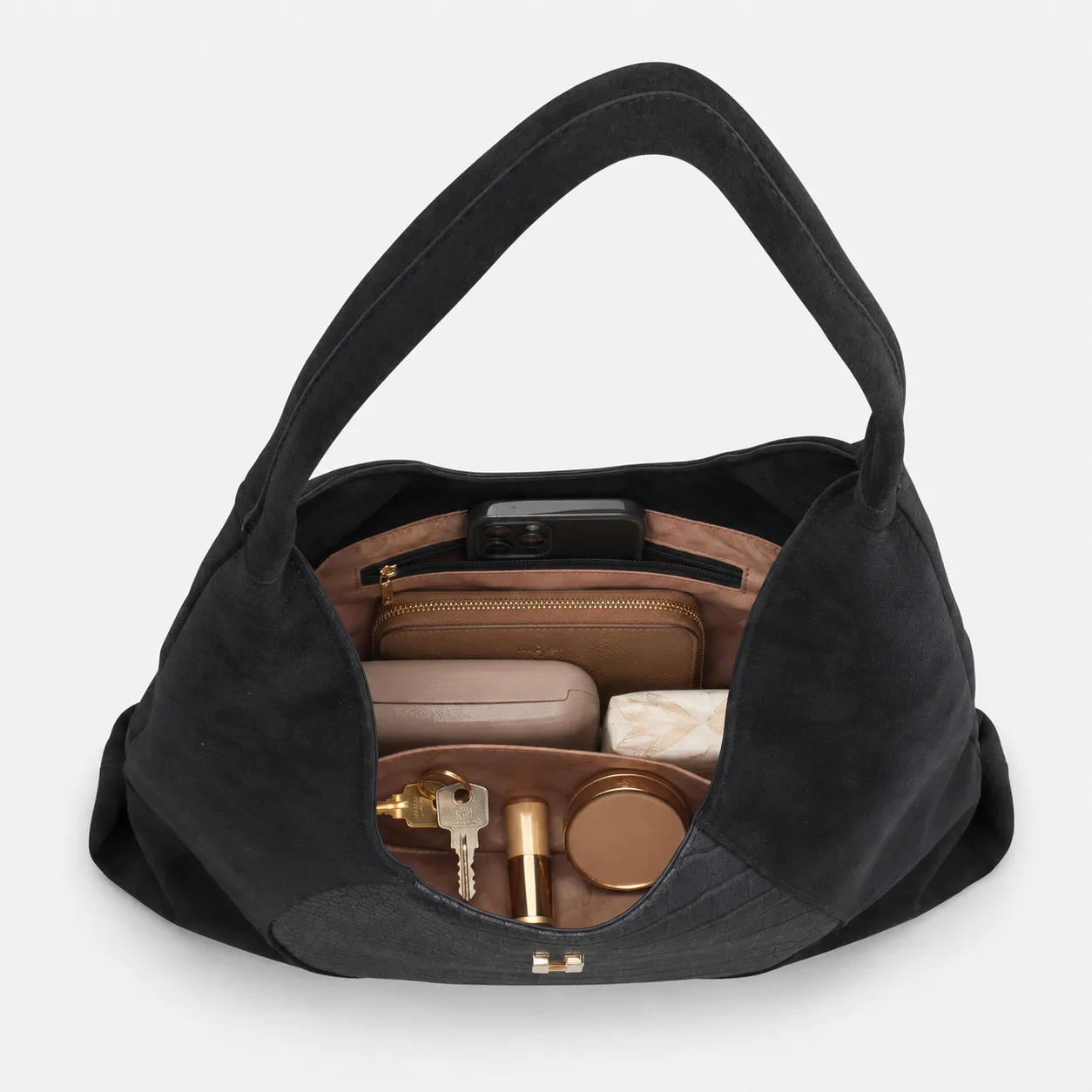 Ayla Hobo Bag - Black view 5