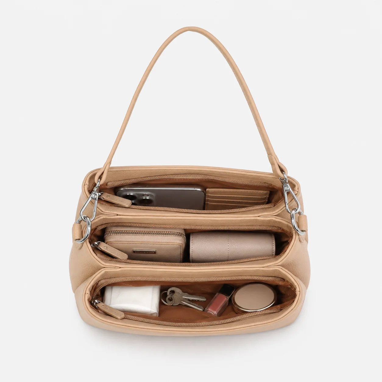 Becky Shoulder Bag - Camel view 5
