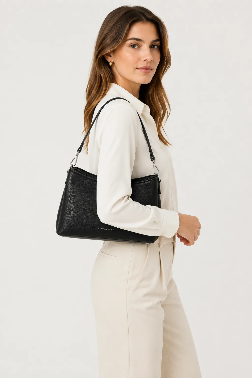 Becky Shoulder Bag - Black view 5