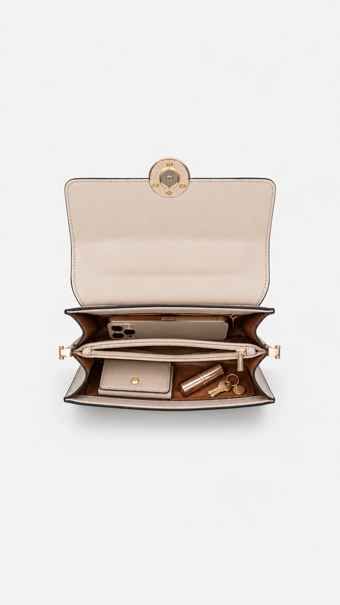 Bianca Top Handle Bag - Khaki view 5