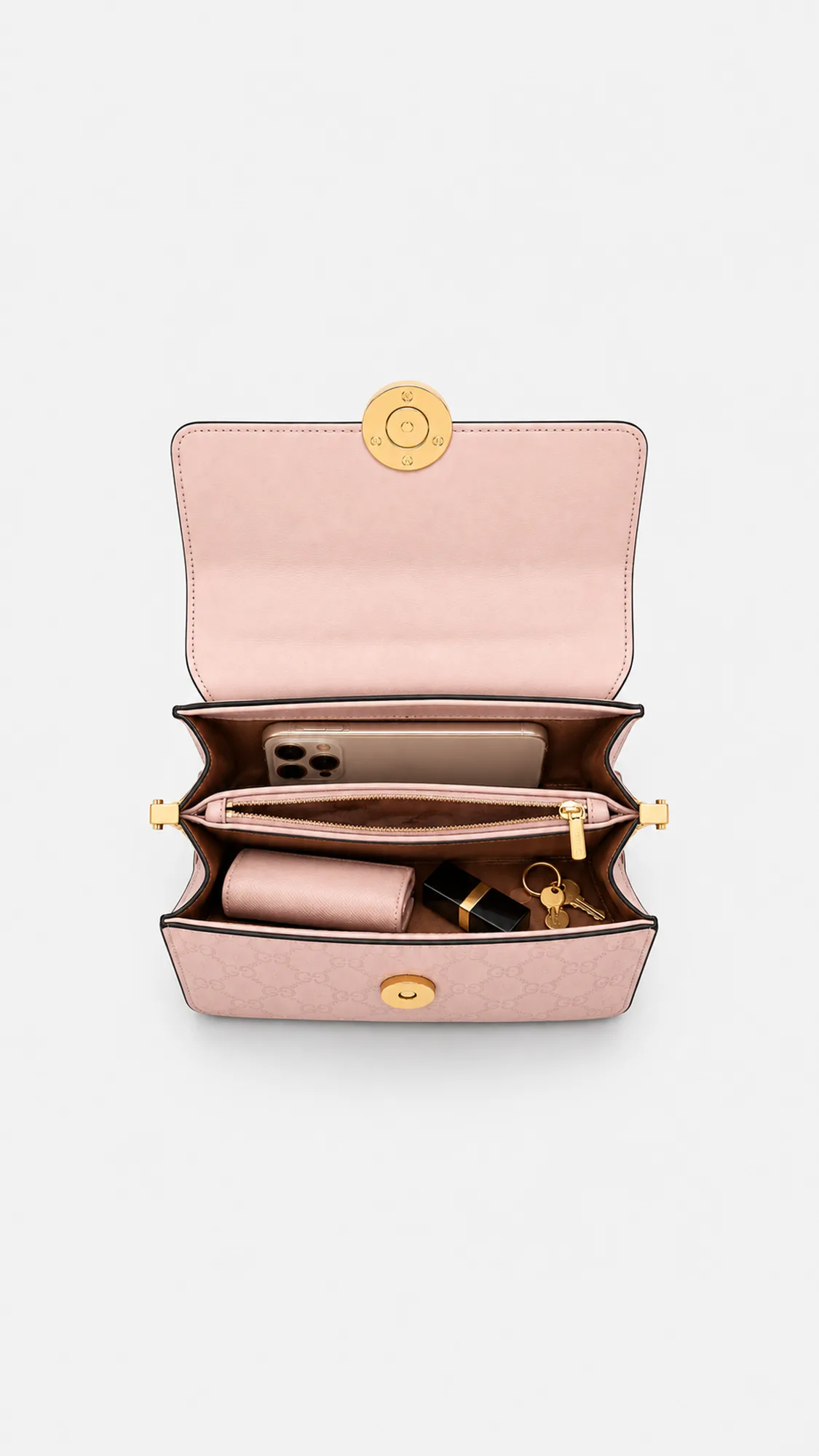 Bianca Top Handle Bag - Light Pink view 5