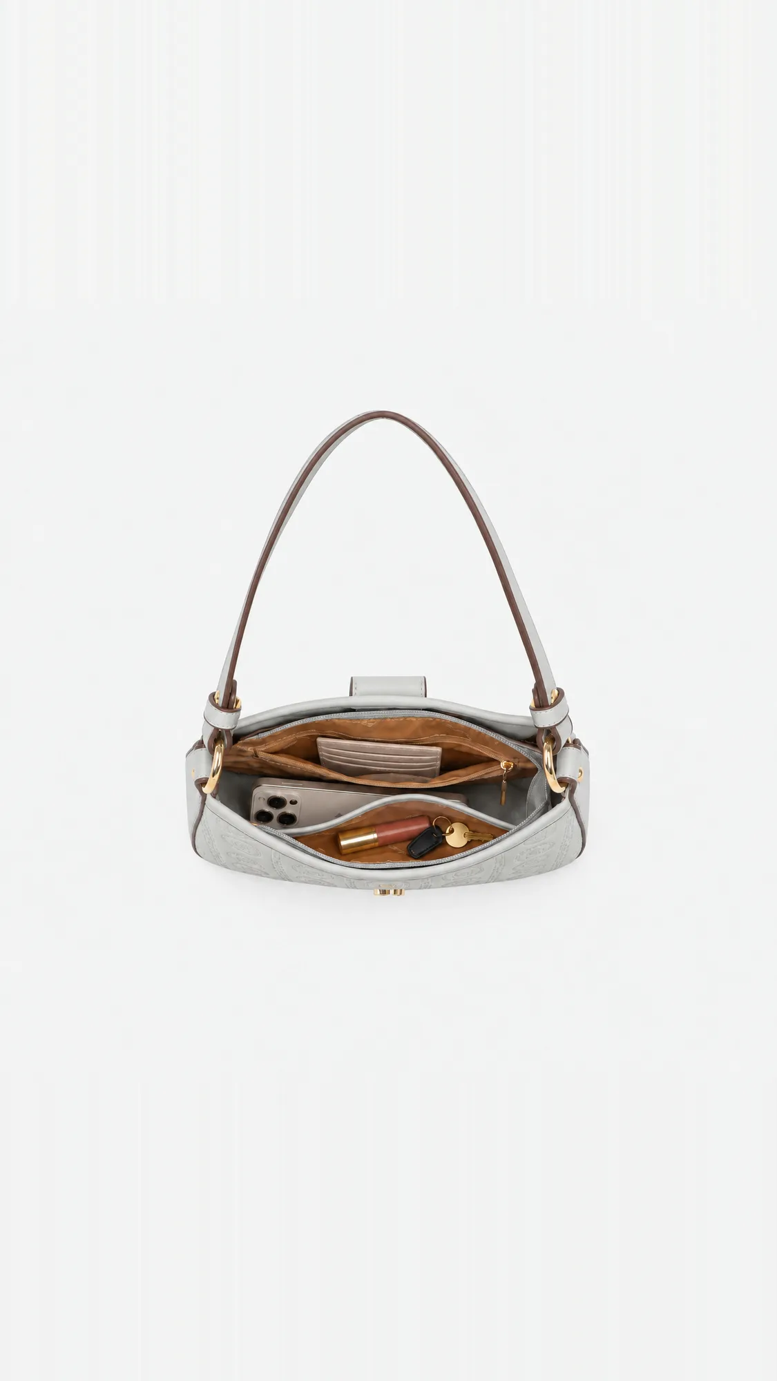 Blaise Shoulder Bag - Grey view 5