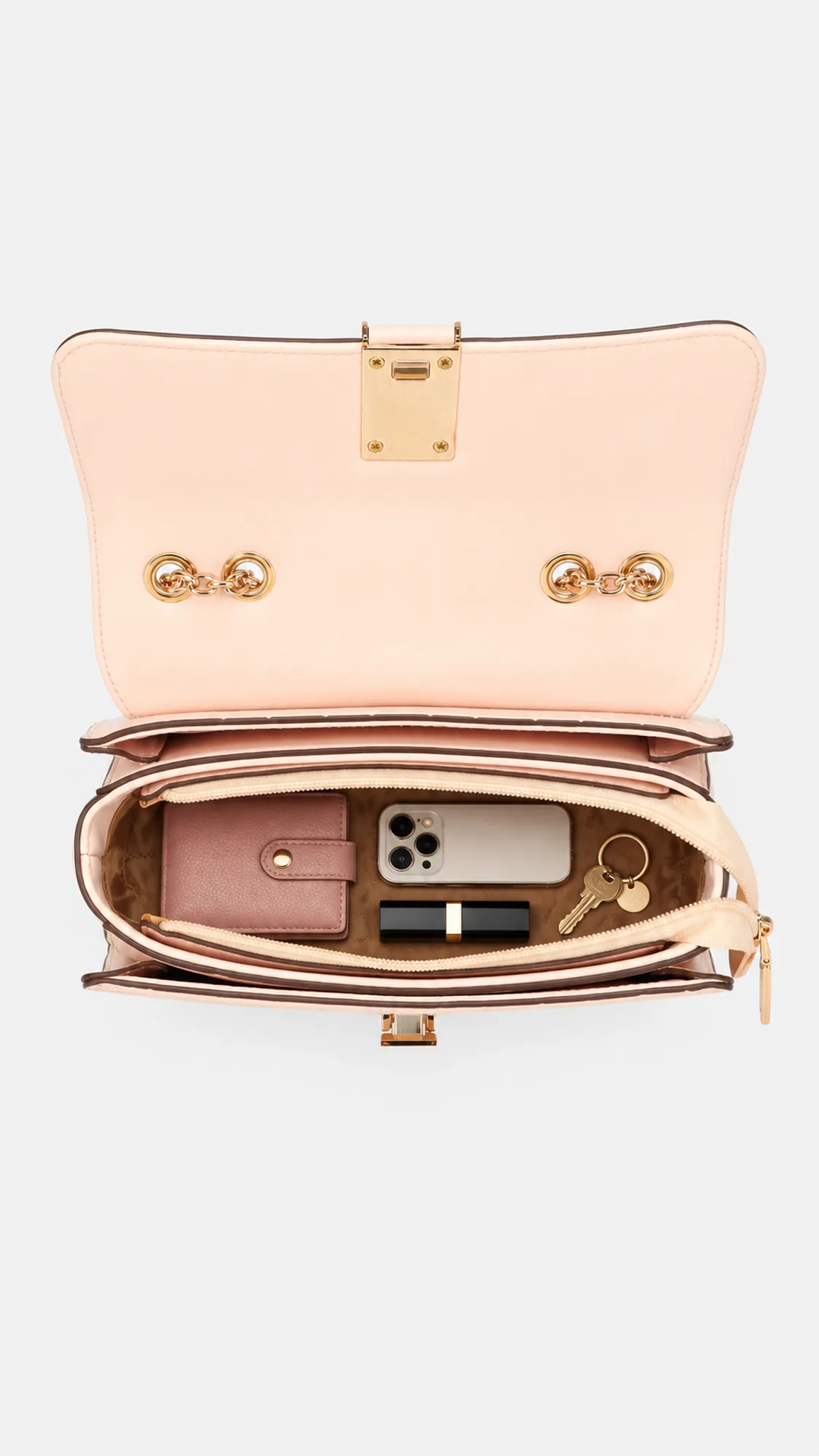 Charmaine Chained Crossbody Bag - Pink view 5