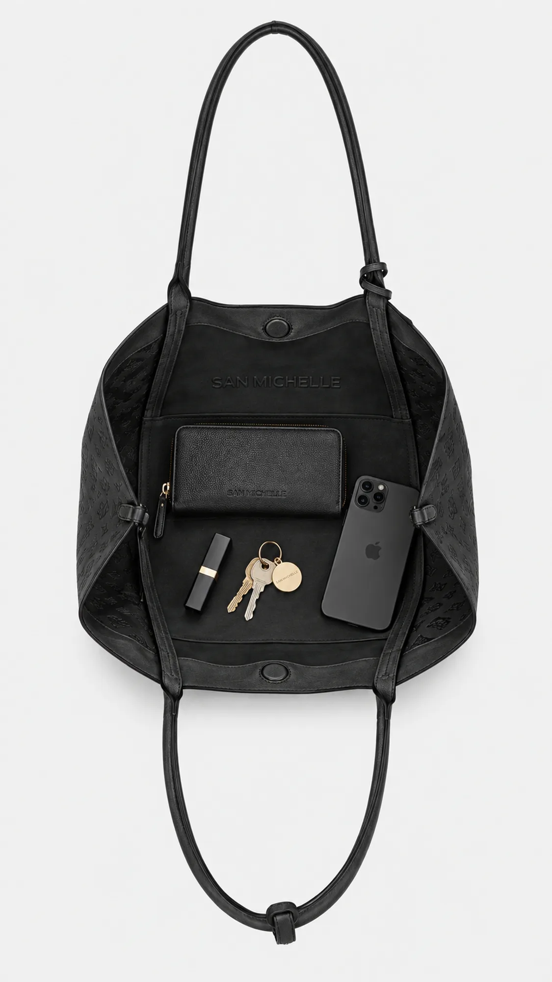 Chelsea Reversible Tote Bag - Black view 5