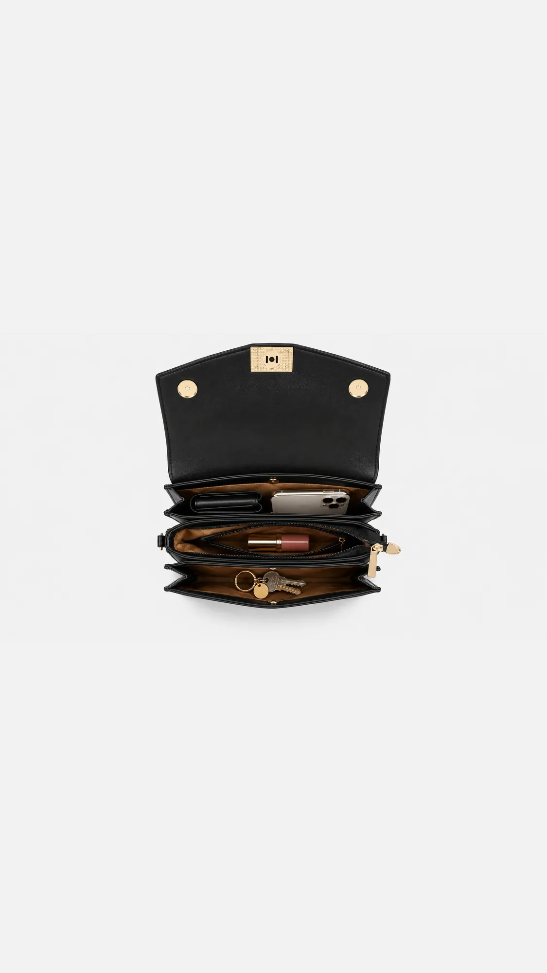 Collins Messenger Bag - Black view 5