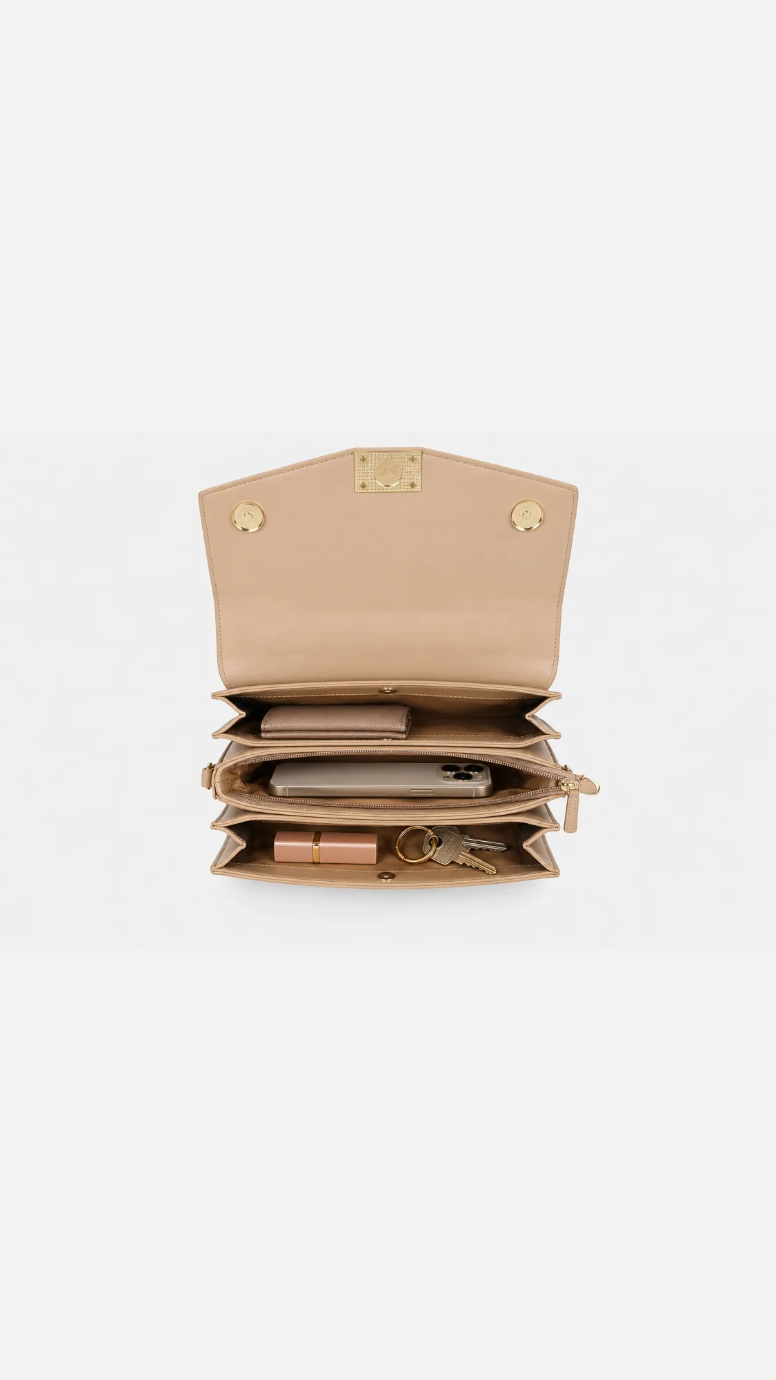Collins Messenger Bag - Camel view 5