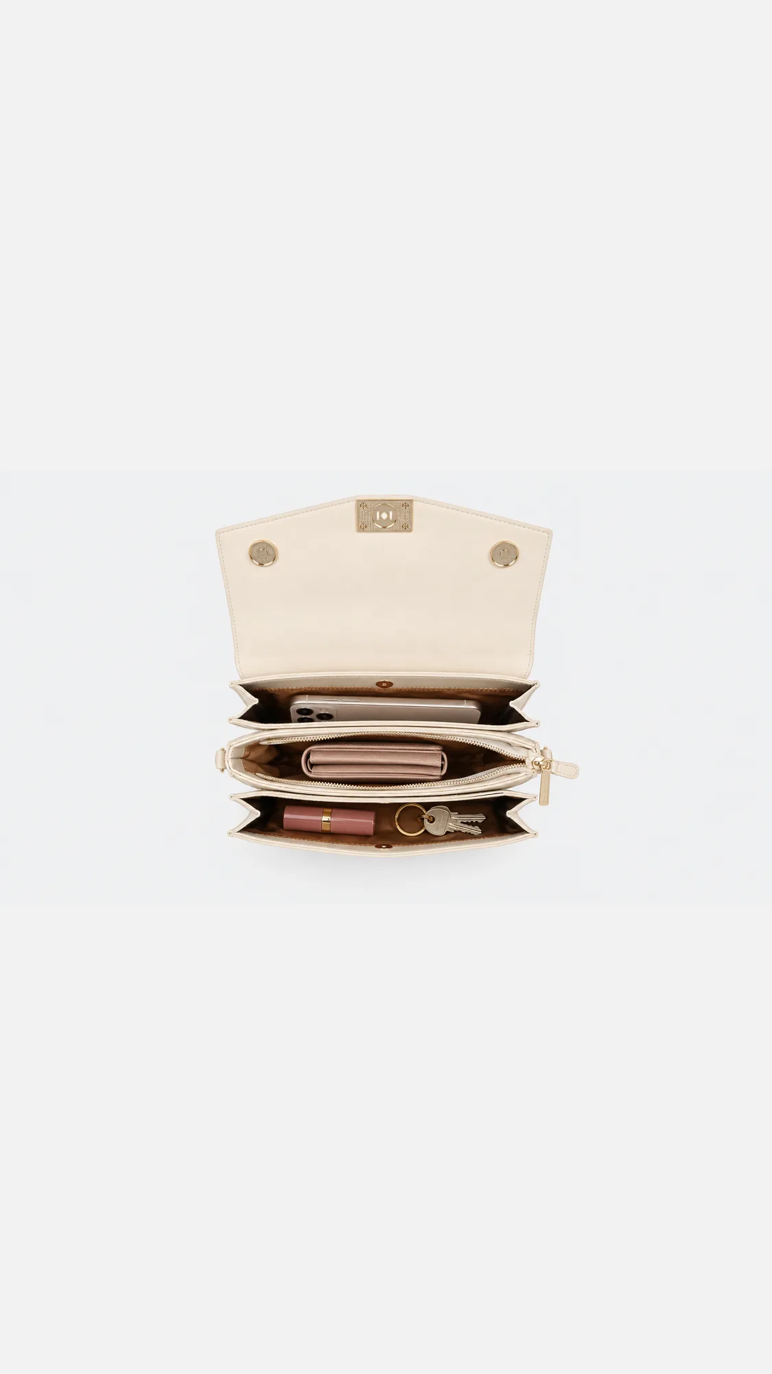 Collins Messenger Bag - Cream view 5