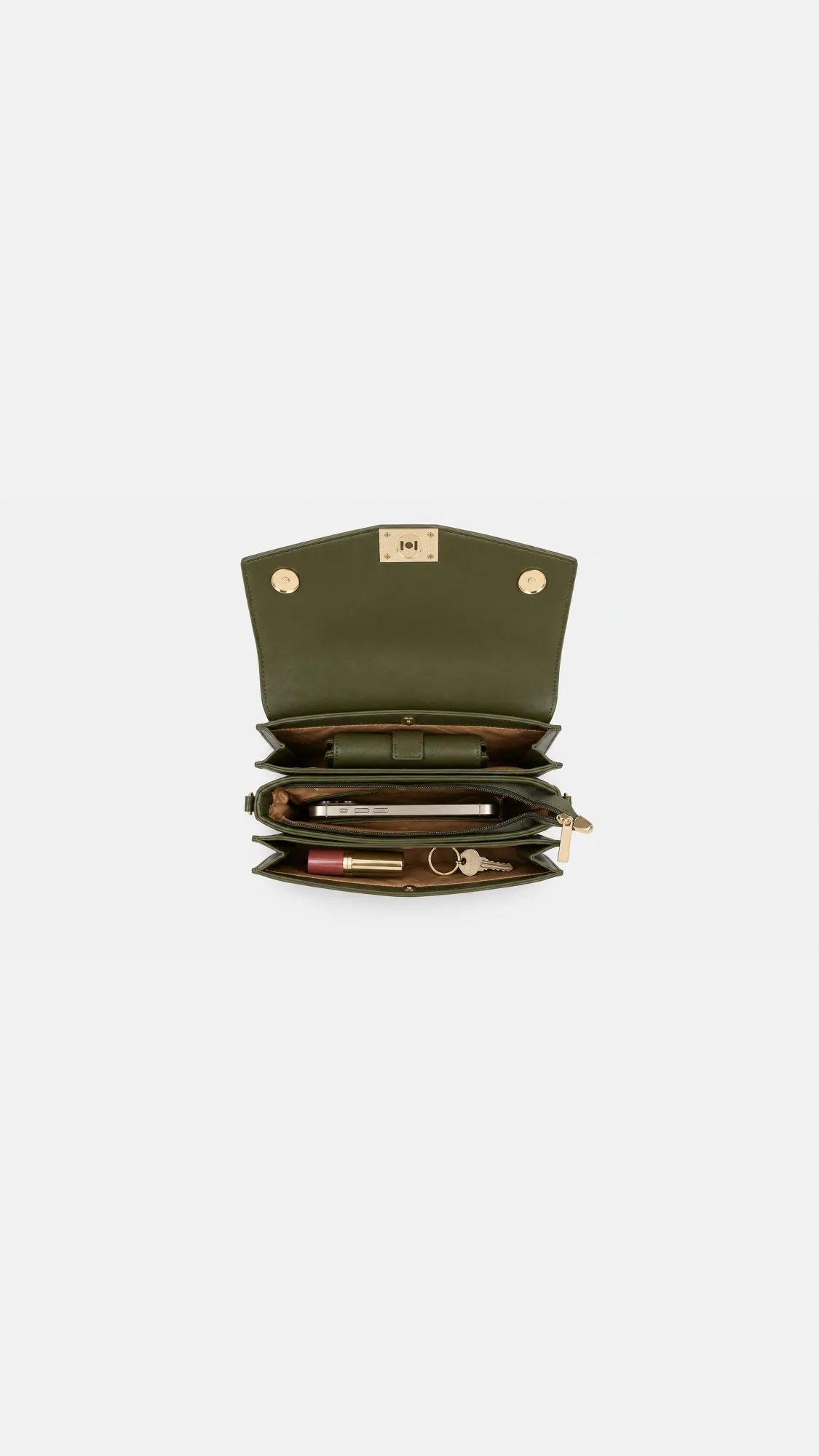 Collins Messenger Bag - Olive view 5