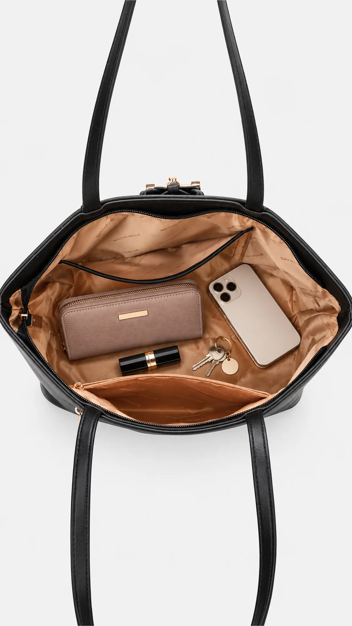 Edna Tote Bag - Black view 5