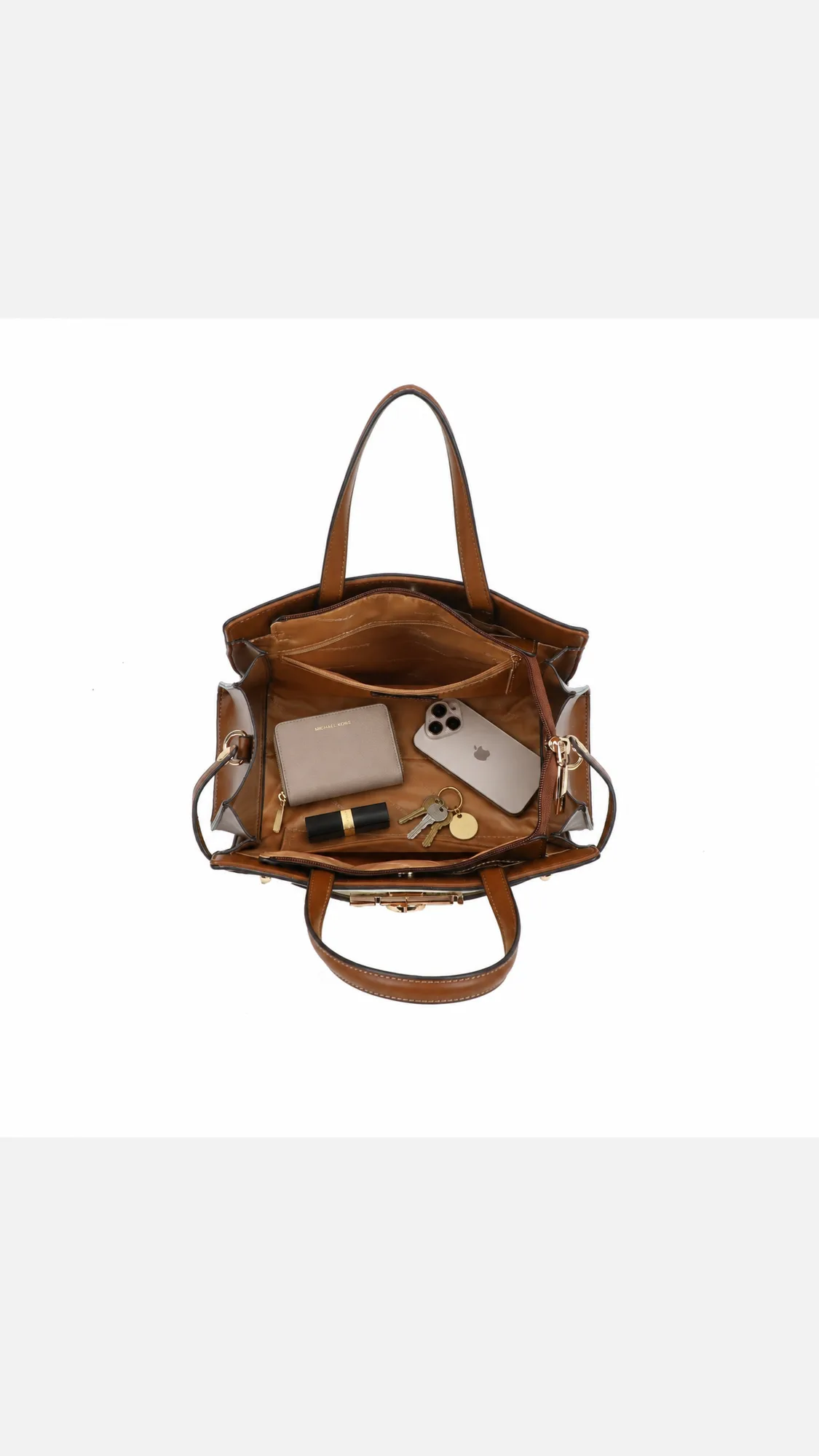 Ellie Carry Bag - Beige view 5