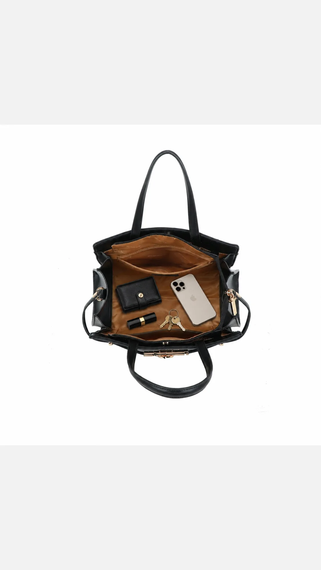 Ellie Carry Bag - Black view 5