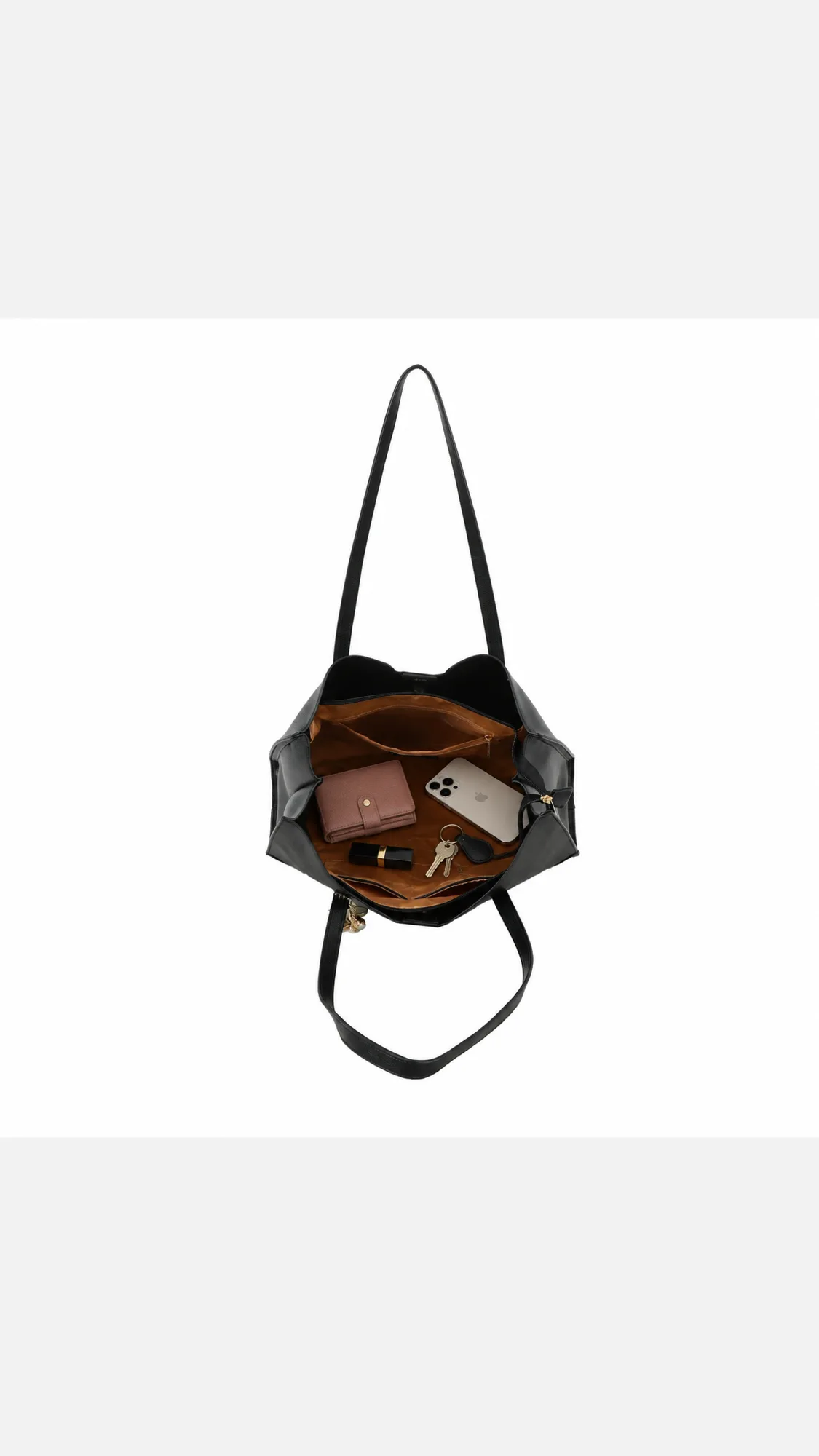 Emma Tote Bag - Black view 5