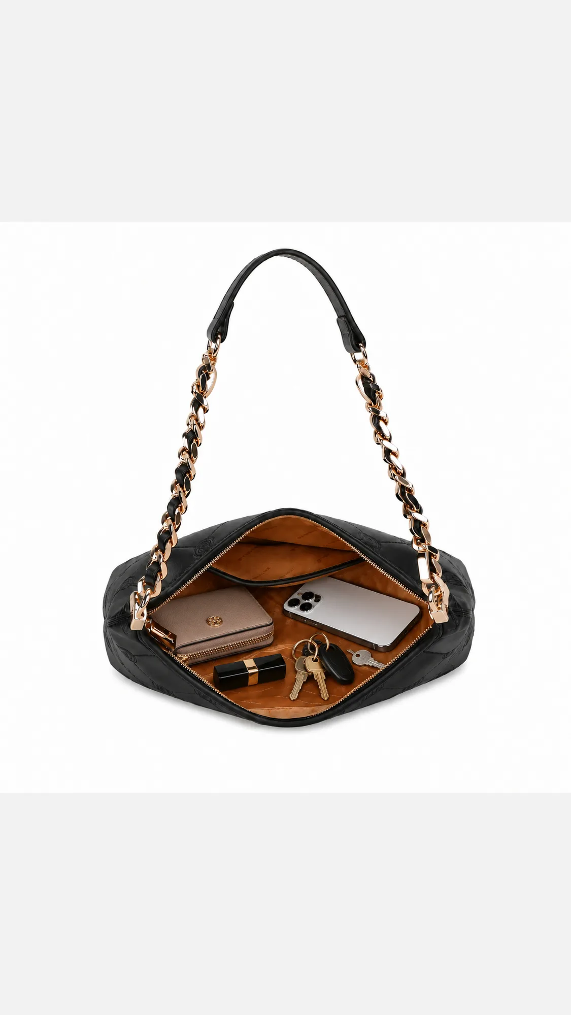 Francine Shoulder Bag - Black view 5