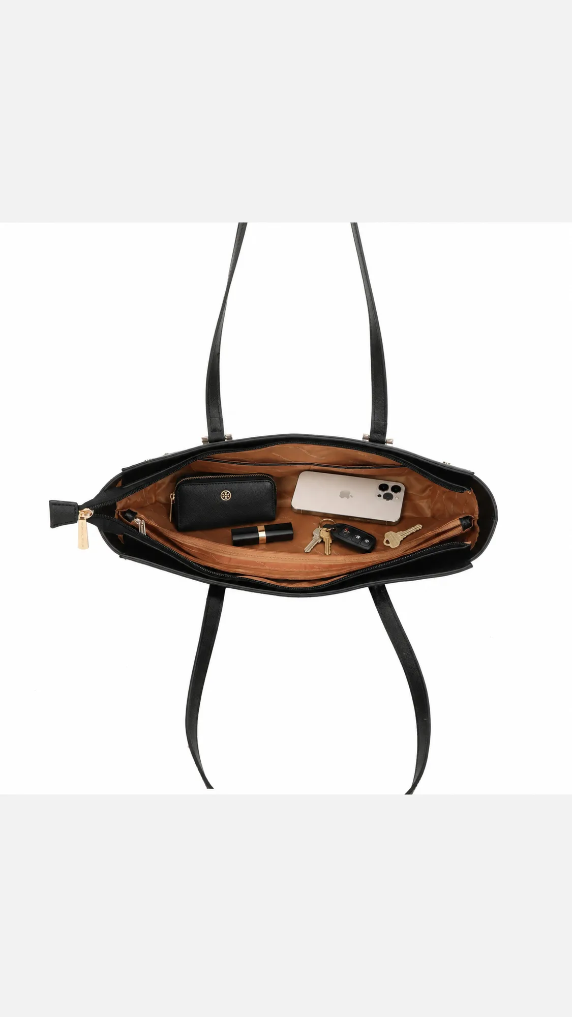 Faye Tote Bag - Black view 5