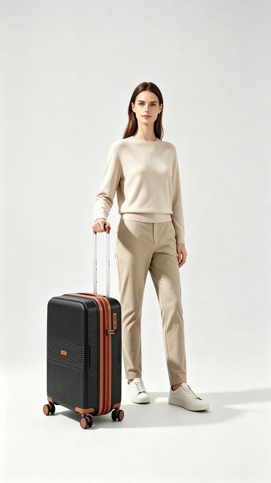 NZTourist Terra Luxe 67cm Suitcase - Black view 13