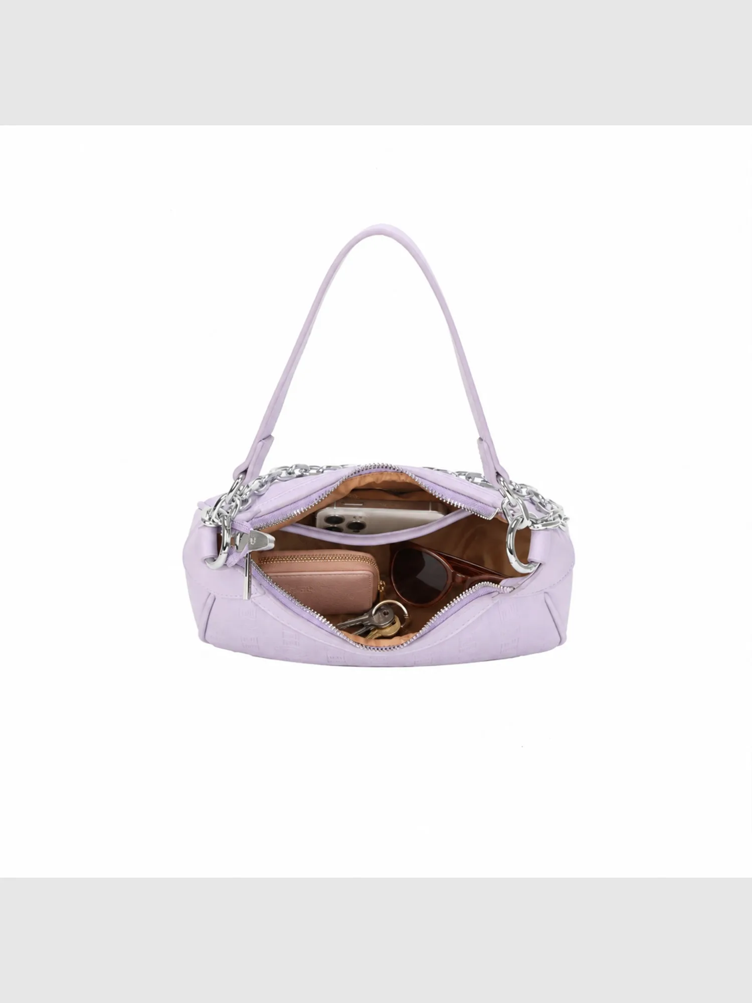 Jackie Hobo Bag - Purple view 5
