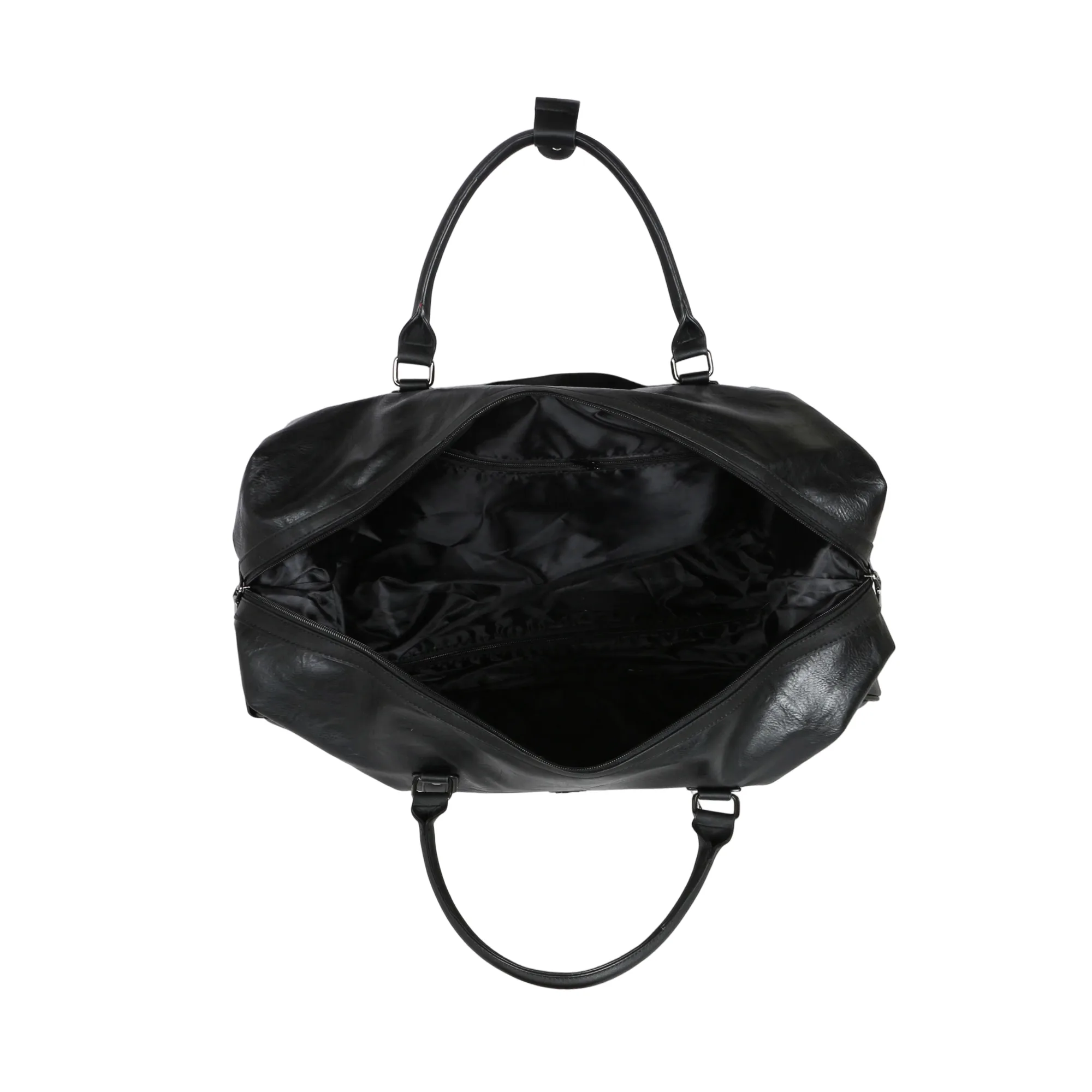 Jeff Duffel Bag with Wheels - Black view 4
