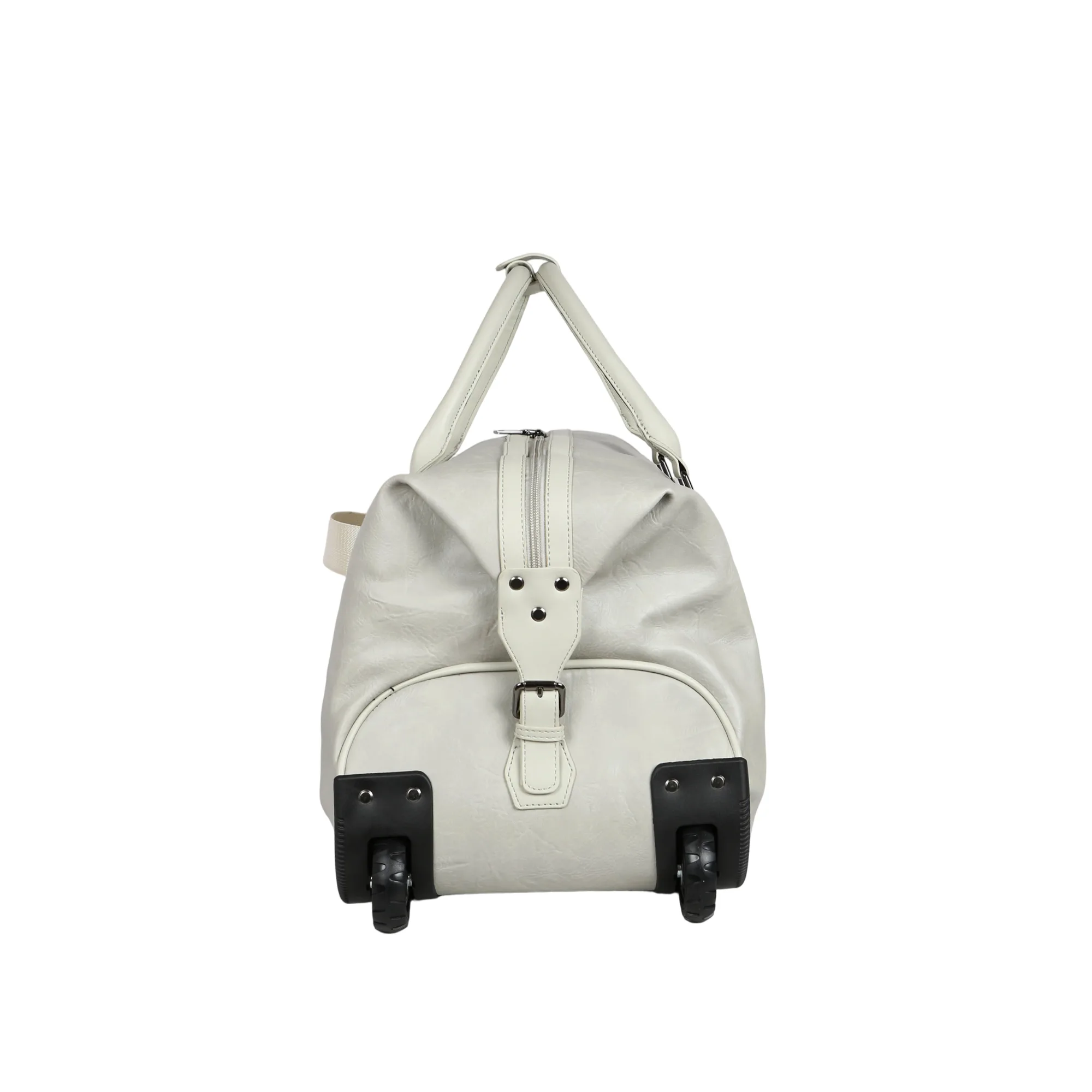 Jeff Duffel Bag with Wheels - Grey view 3