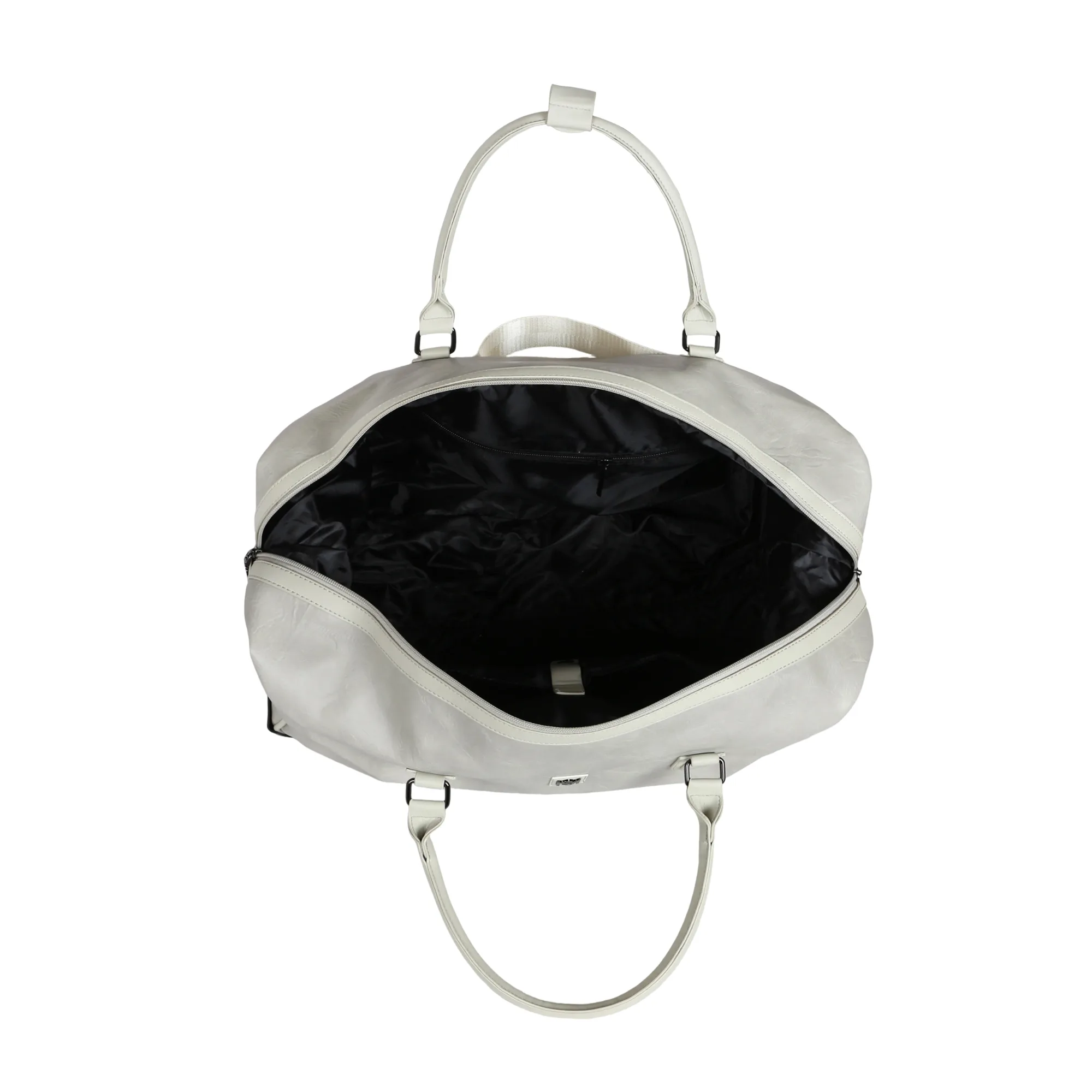 Jeff Duffel Bag with Wheels - Grey view 4