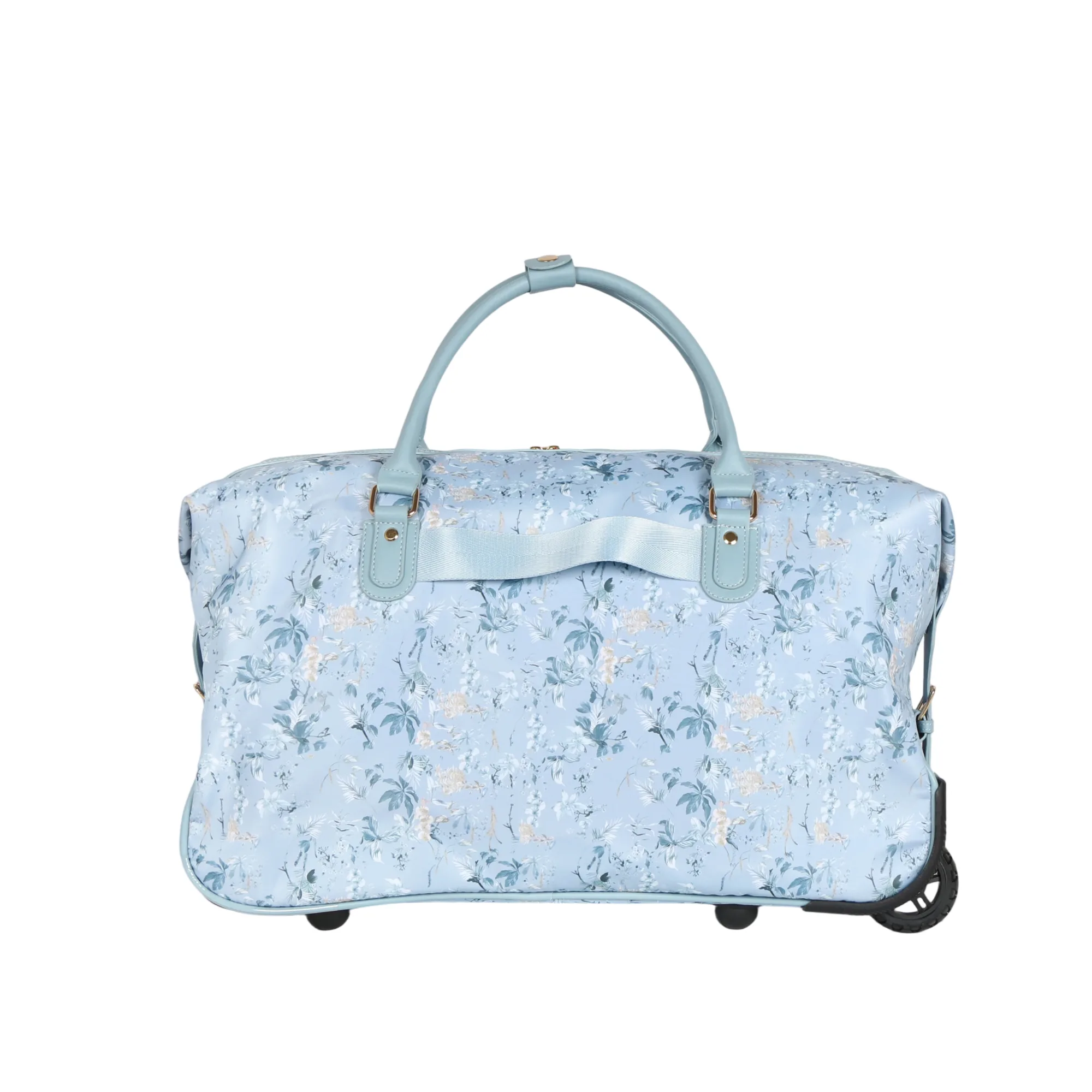 Bloom Duffel Bag with Wheels - Blue view 2