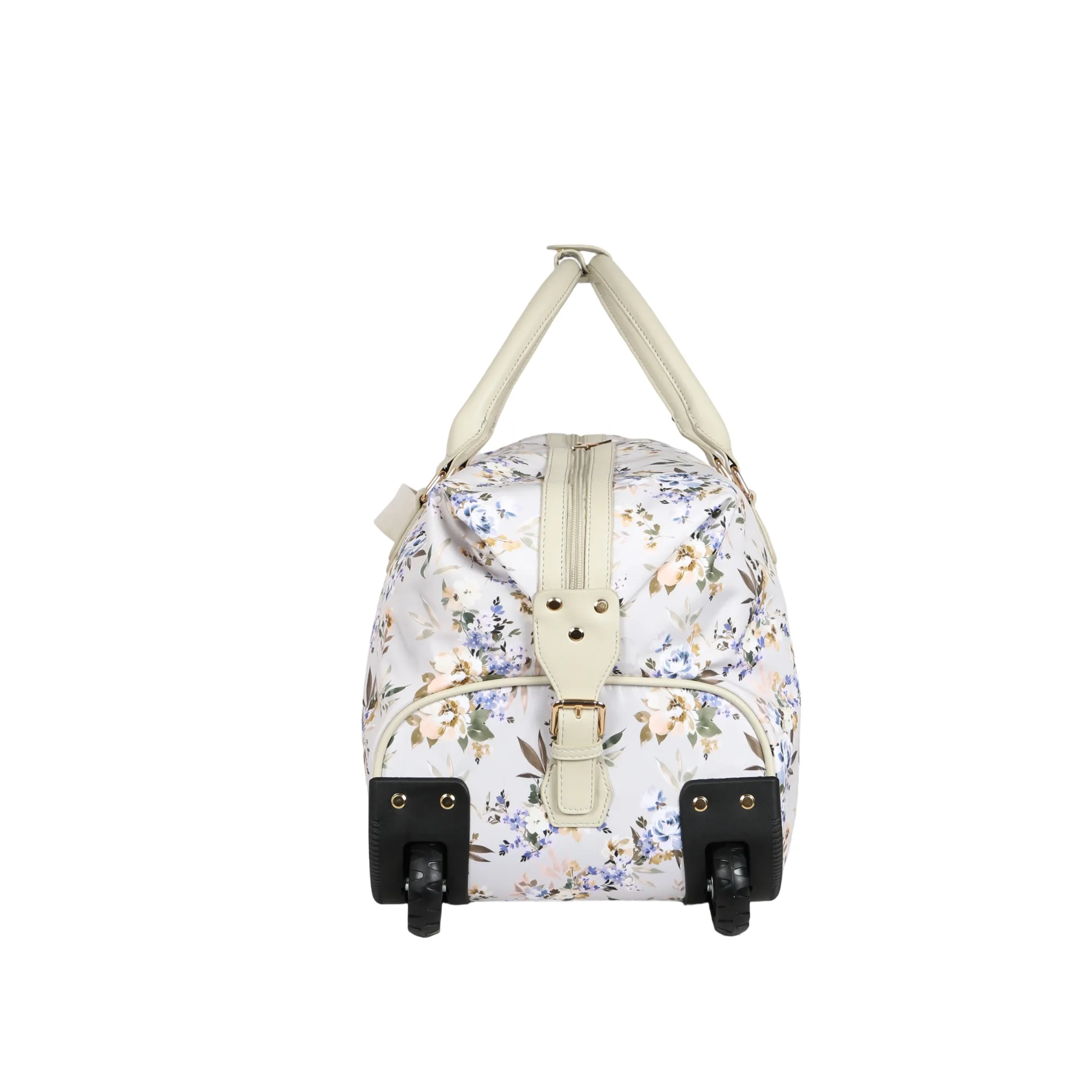 Bloom Duffel Bag with Wheels - Khaki view 3