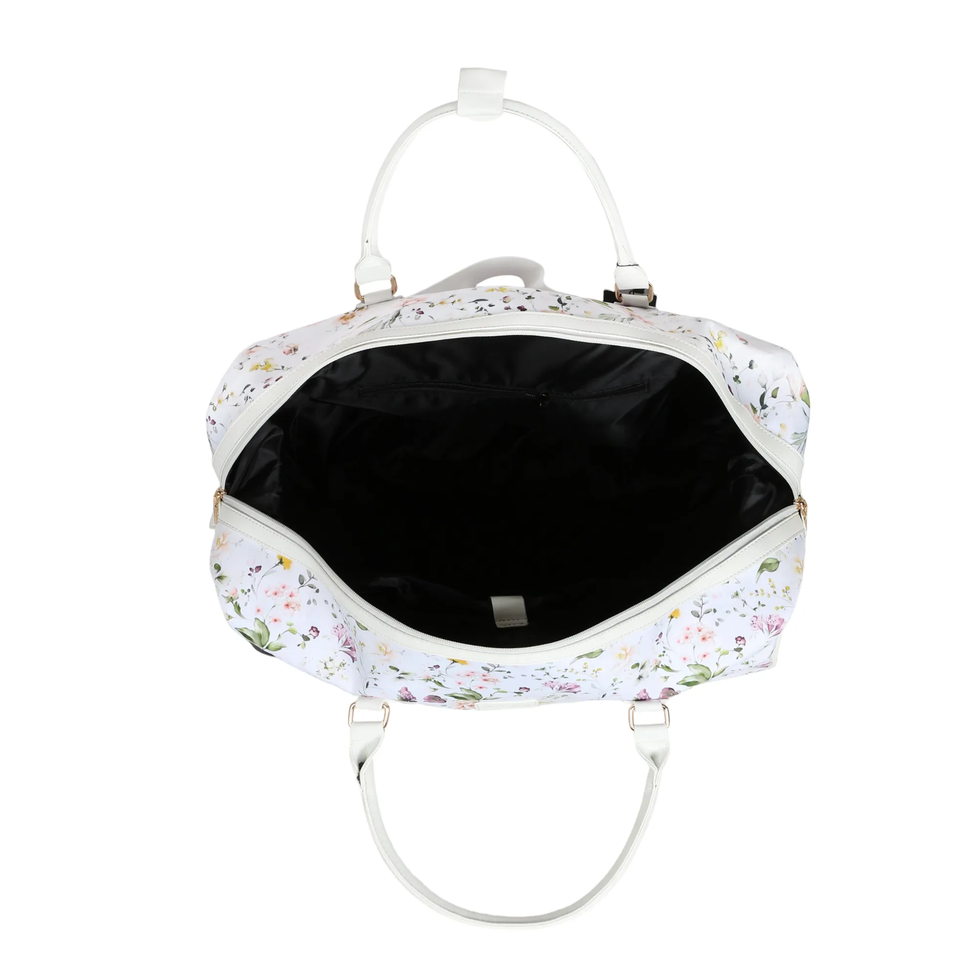 Bloom Duffel Bag with Wheels - White view 4