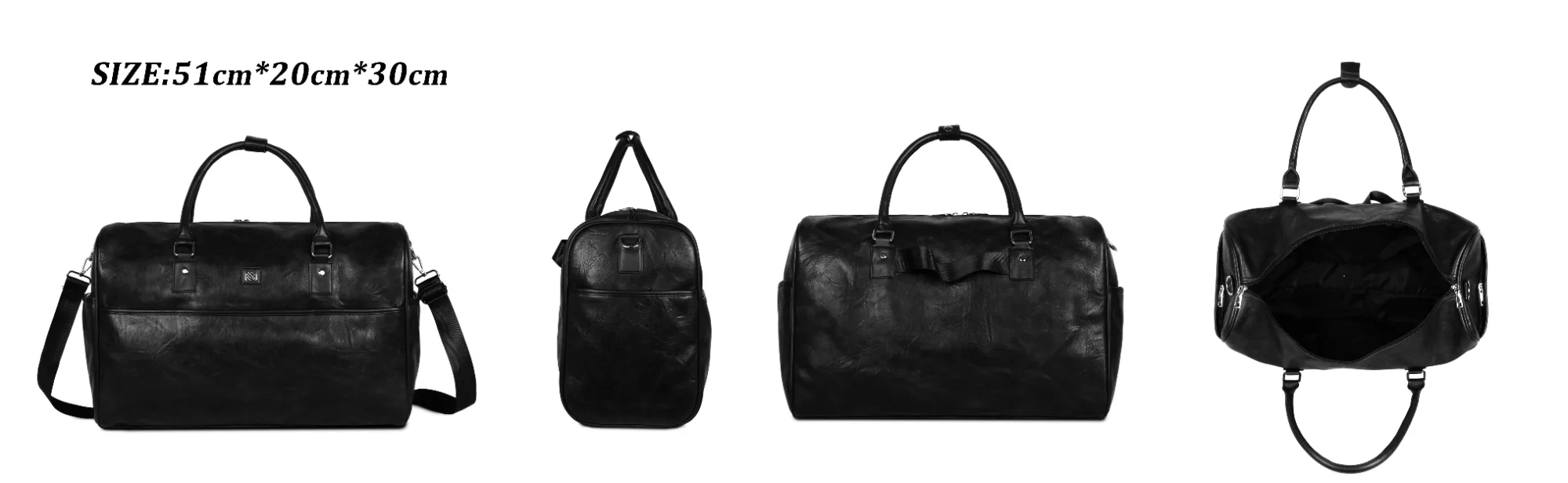 Jay Duffel Bag - Black view 5