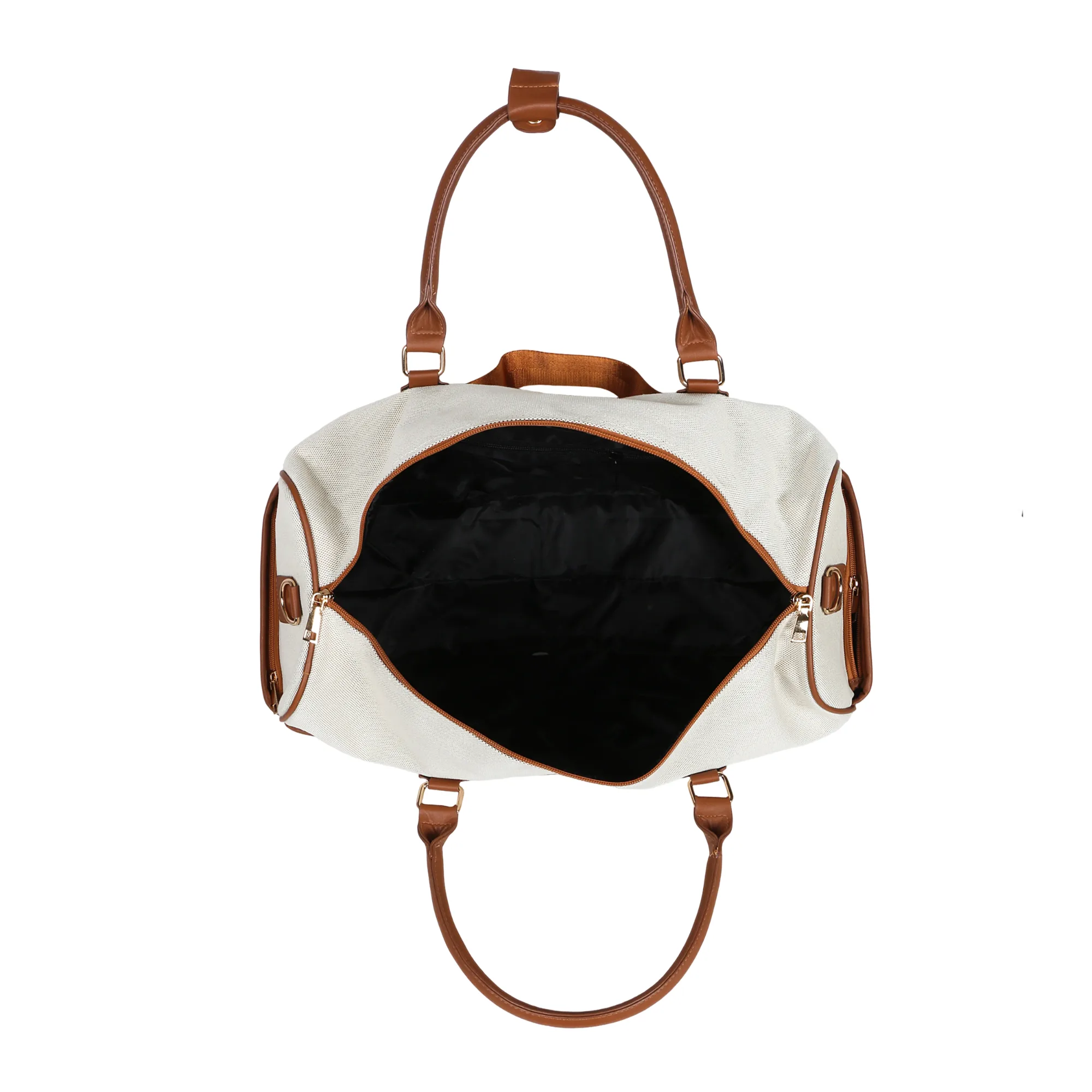 Jay Duffel Bag - Beige view 4