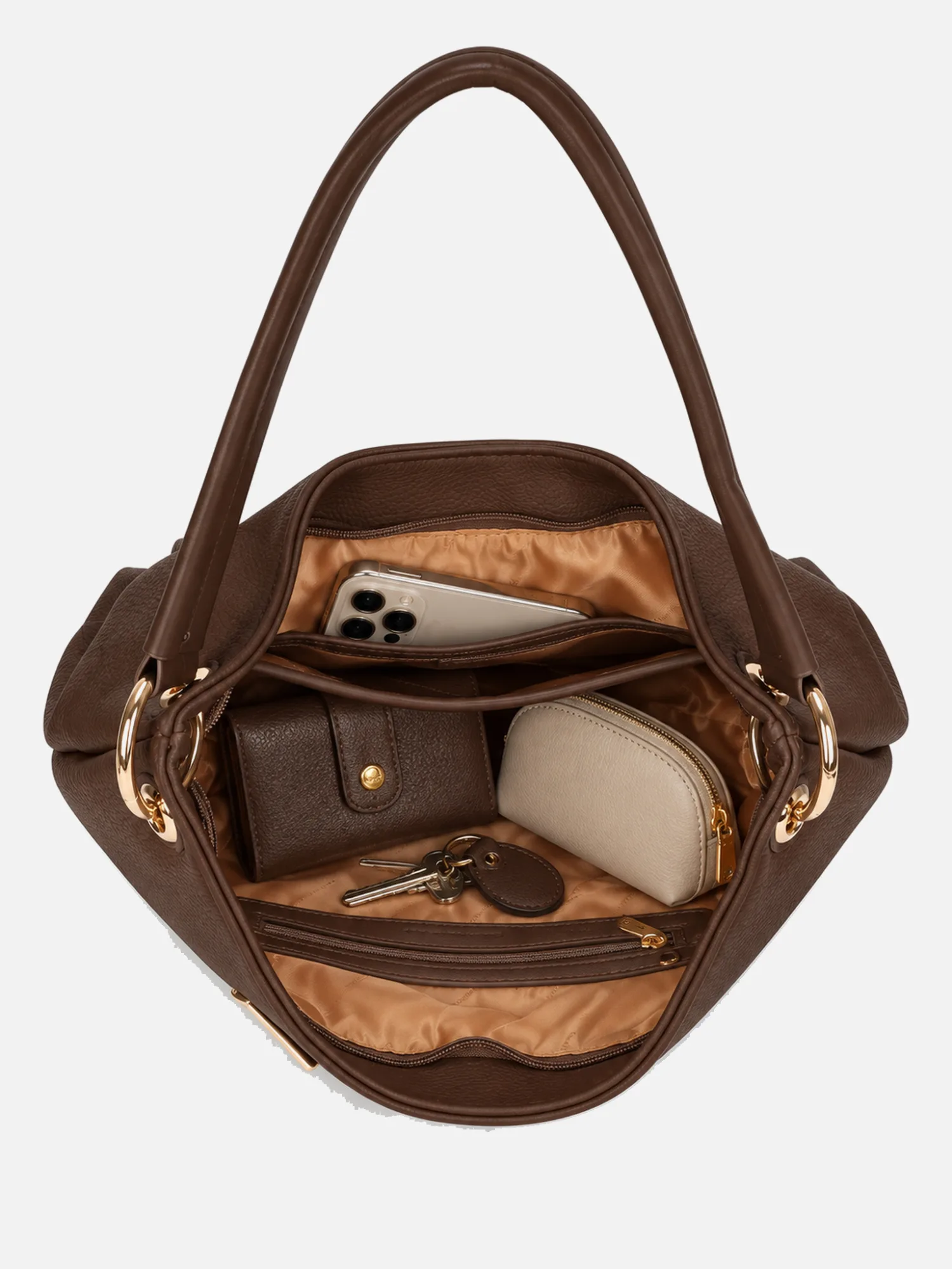 Sandra Hobo Bag - Coffee view 6