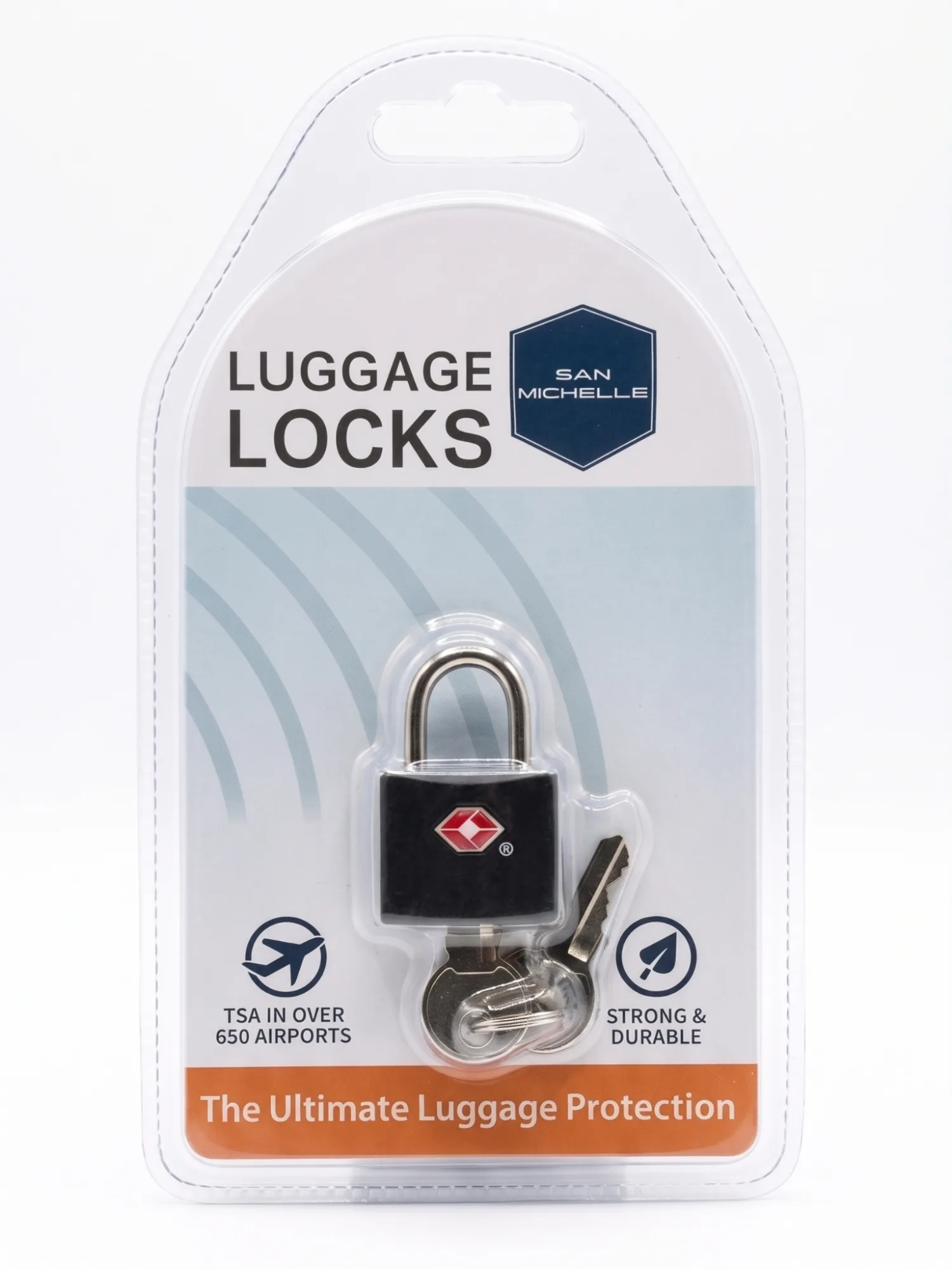 TSA Travel Lock with Key - Black