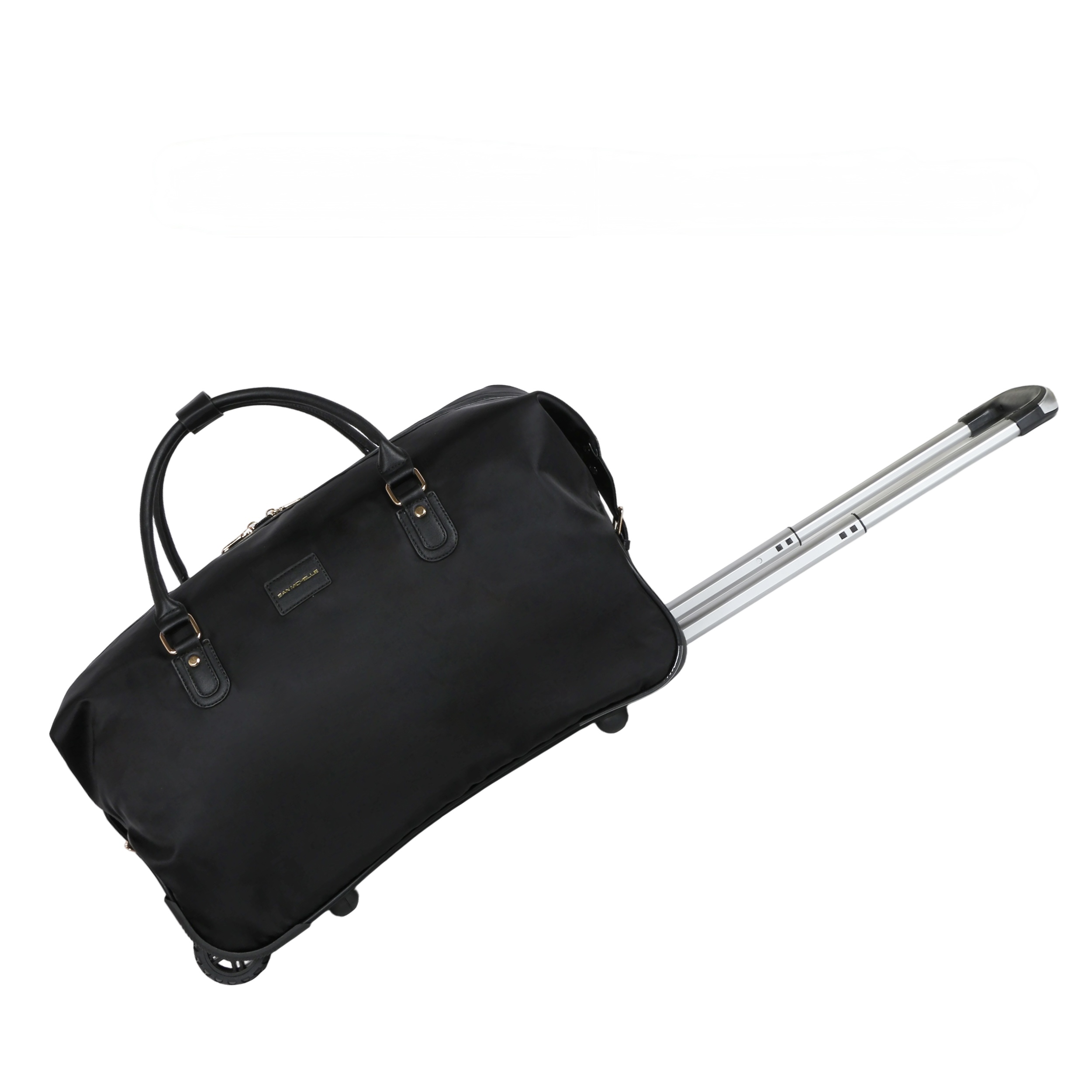 Bloom Duffel Bag with Wheels - Black