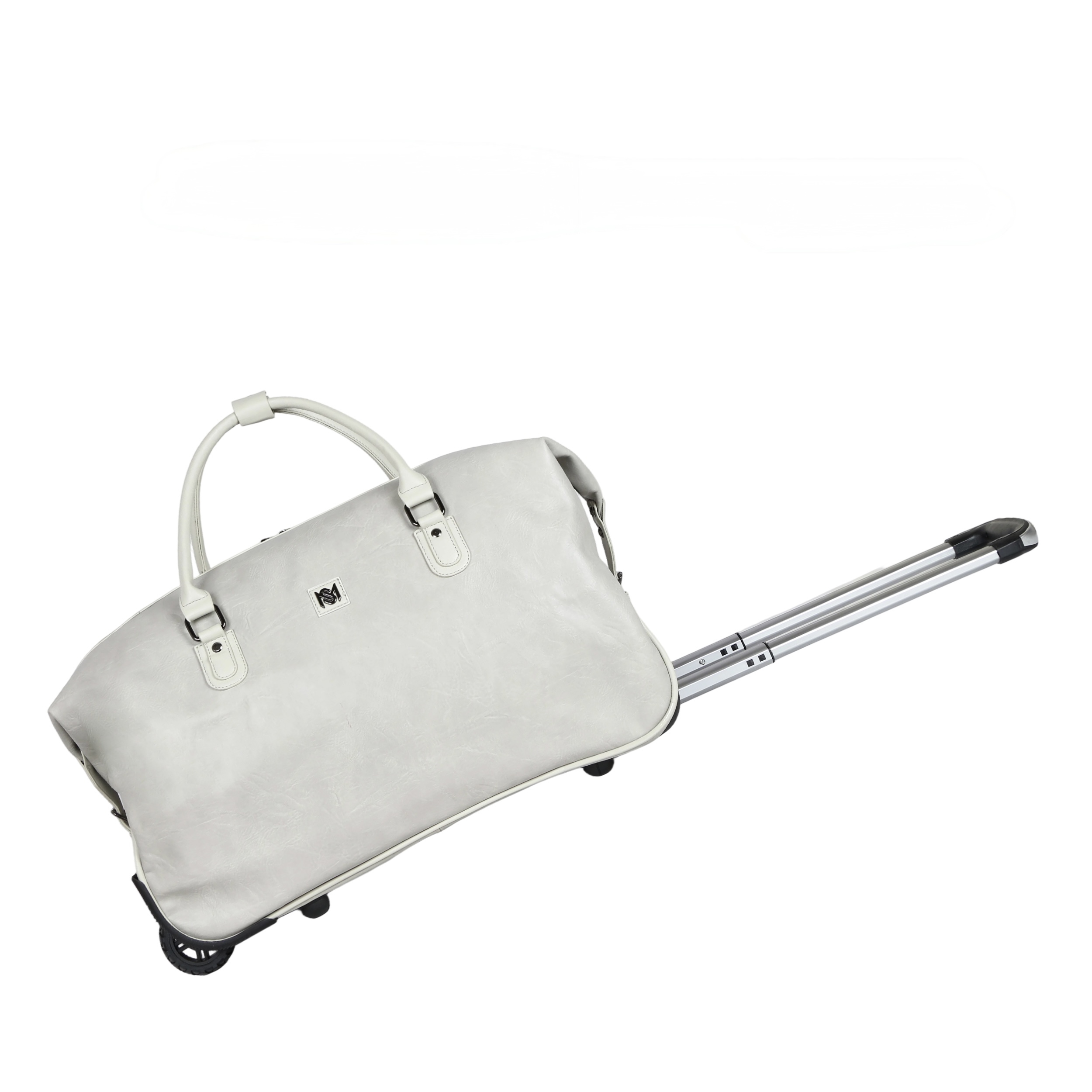 Jeff Duffel Bag with Wheels - Grey