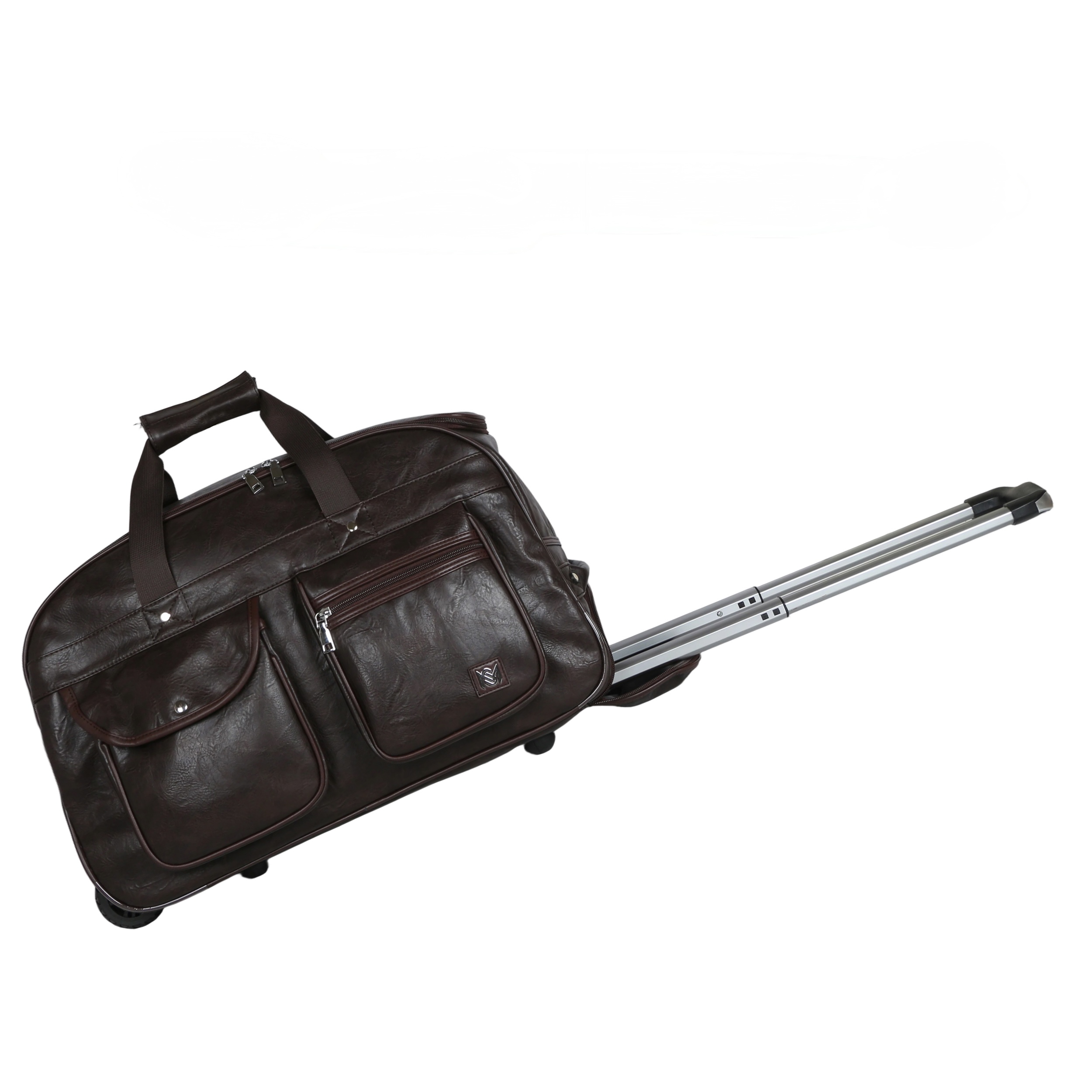 Kai Duffel Bag with Wheels - Coffee