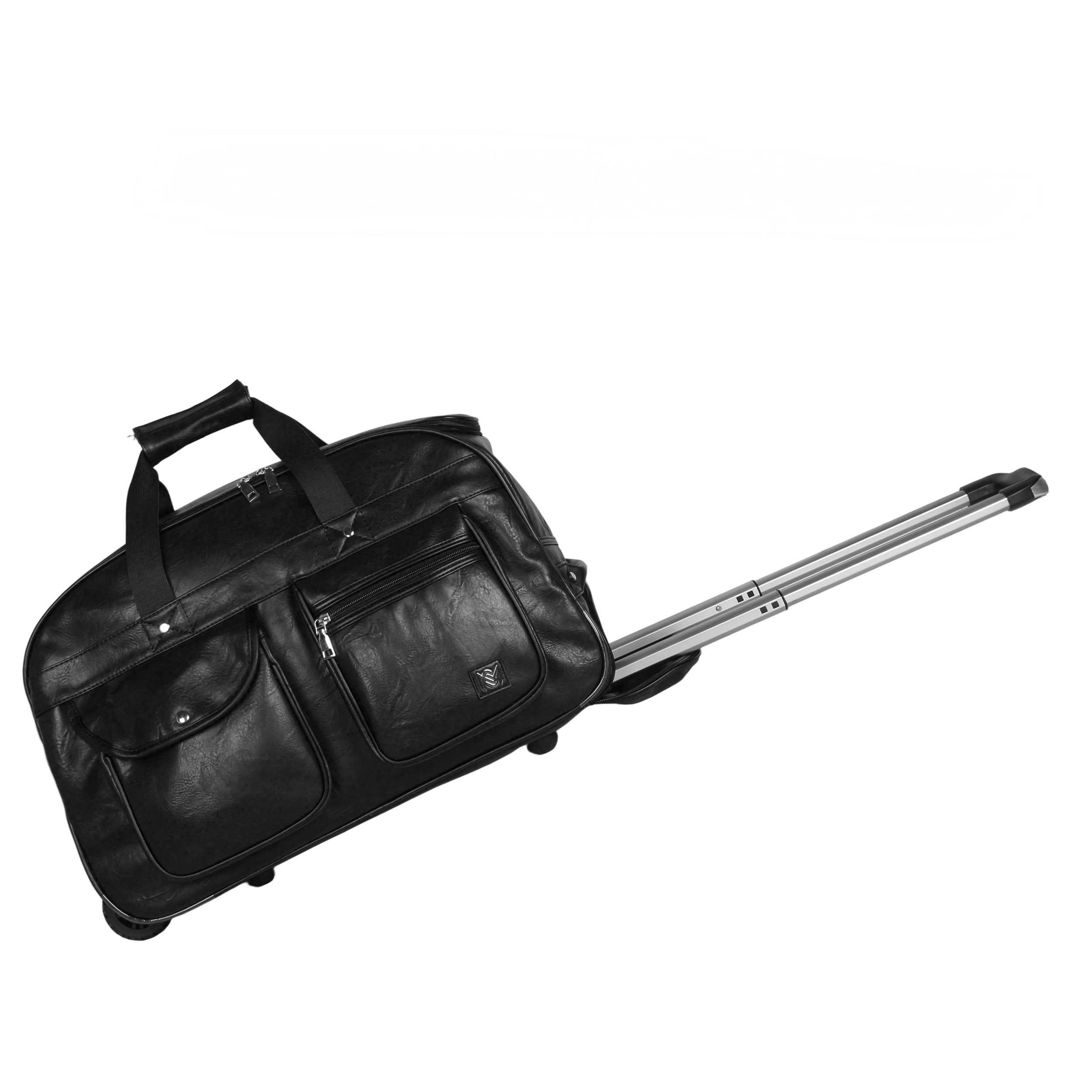Kai Duffel Bag with Wheels - Black