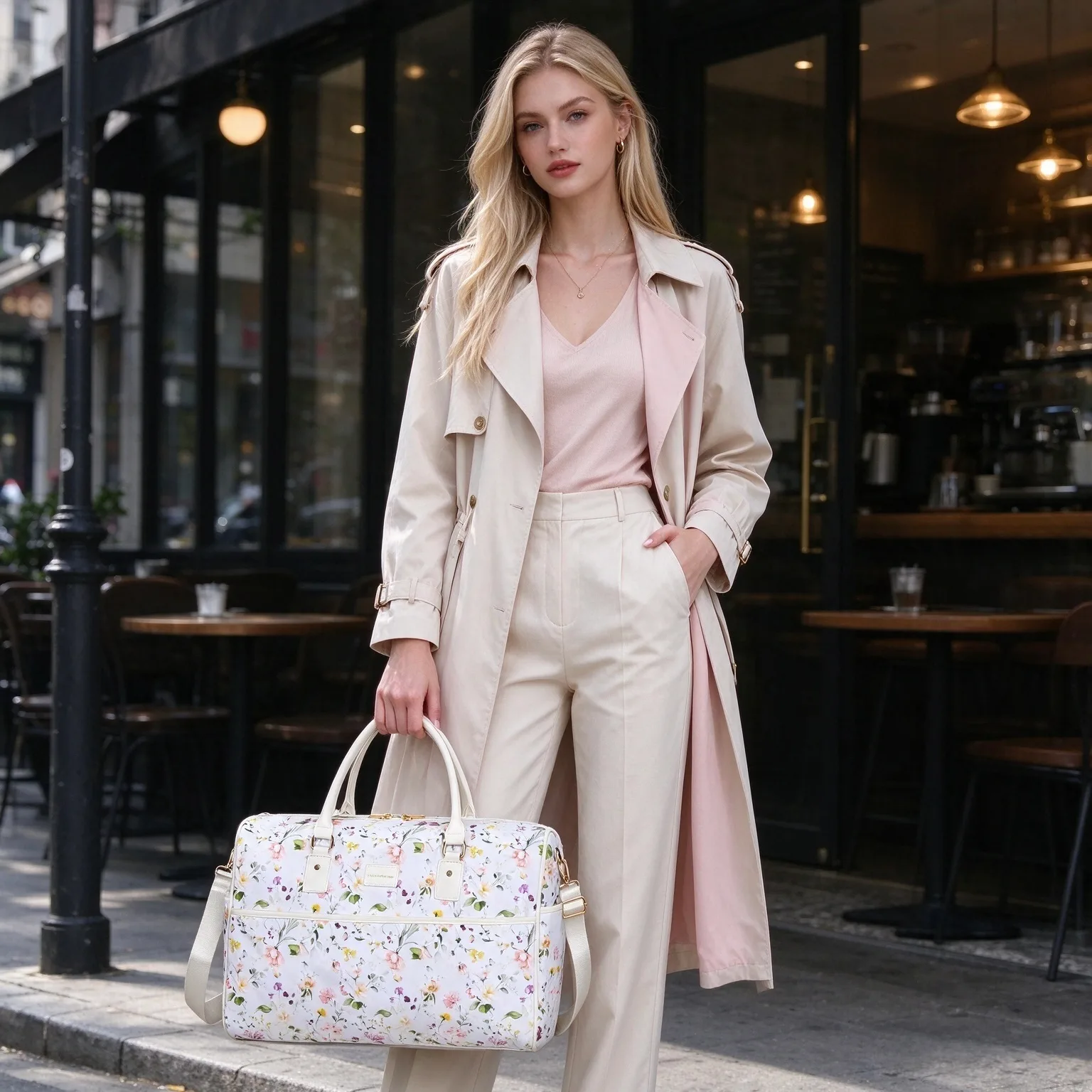 Bloom Duffel Bag - White