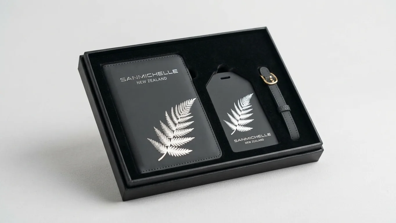 Kiwi Traveller Gift Set - Silver