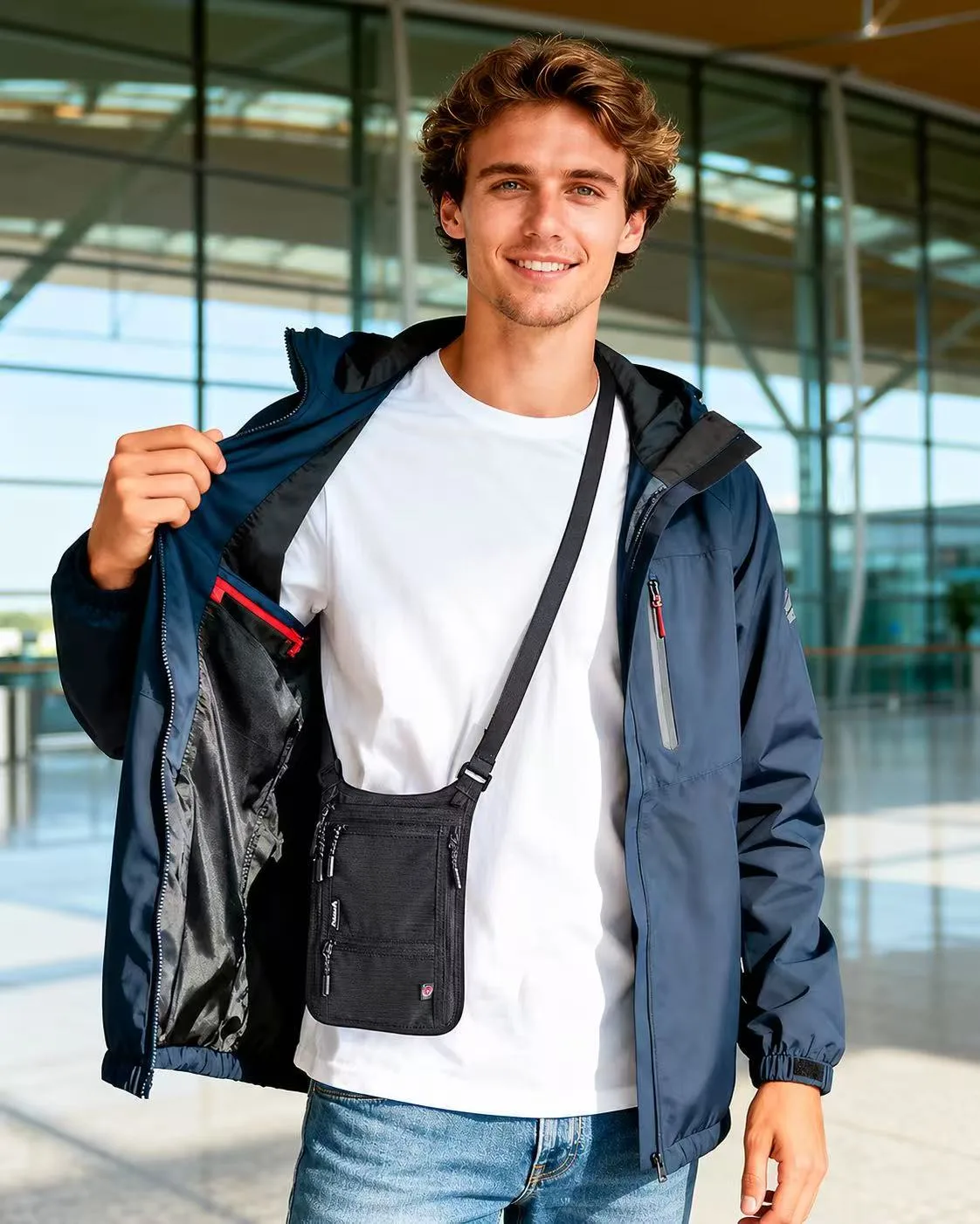 Jim RFID Slim Travel Bag view 6